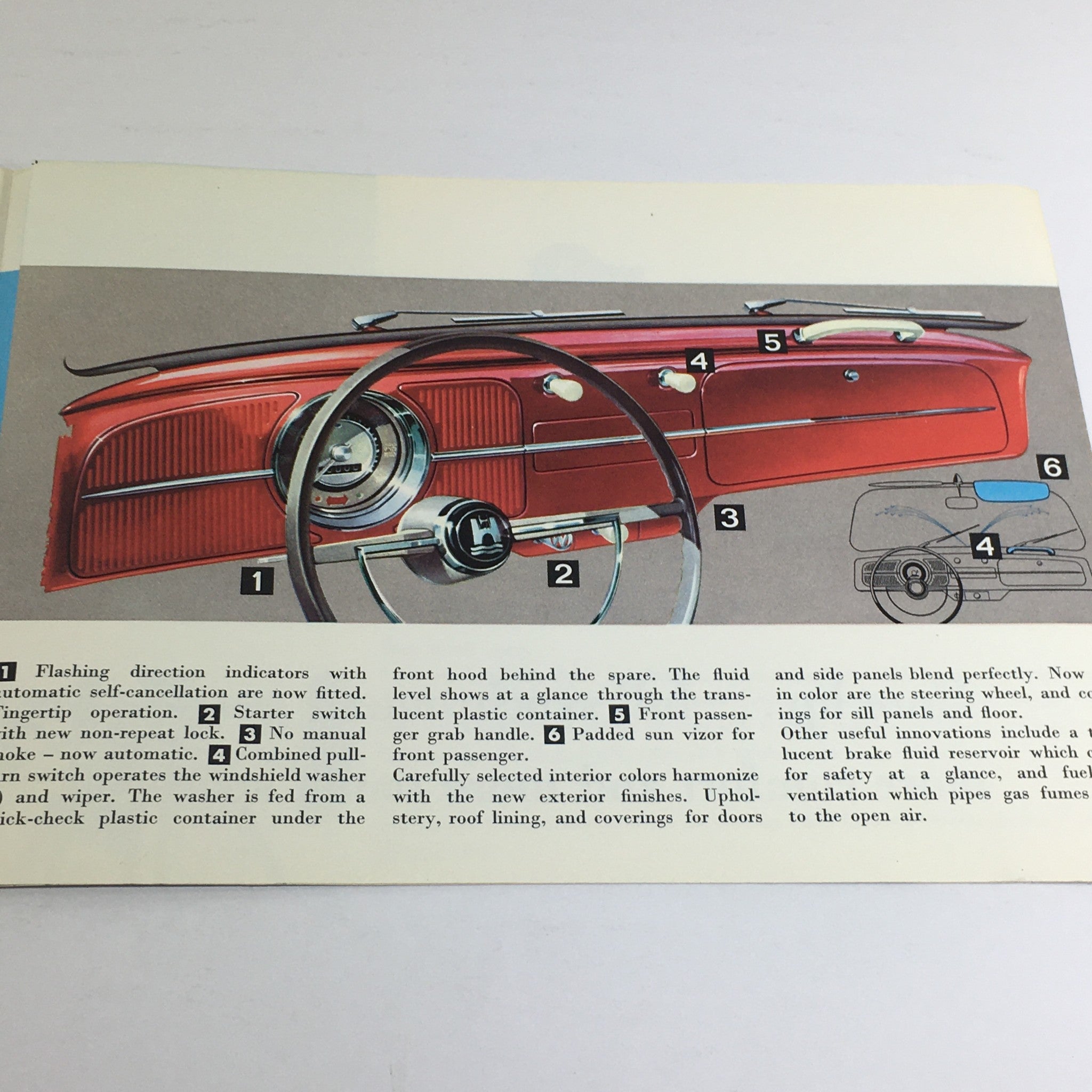 1961 Volkswagen Beetle Latest Features Dealership Car Auto Brochure Catalog