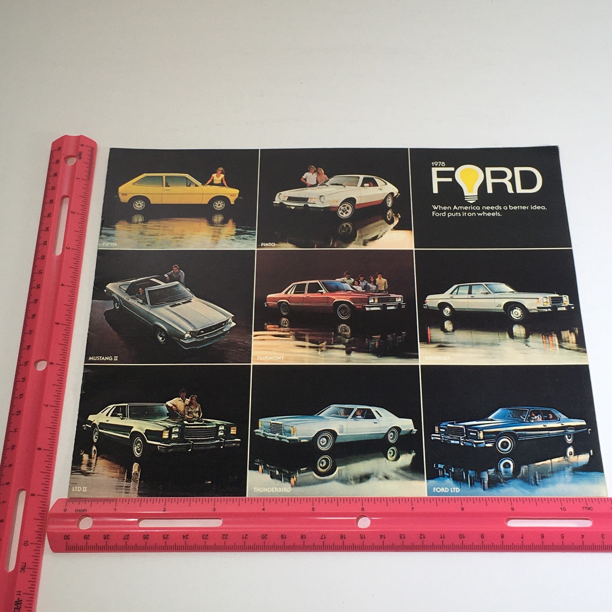 1978 Ford Pinto Fiesta Specifications Dealership Car Auto Brochure Catalog