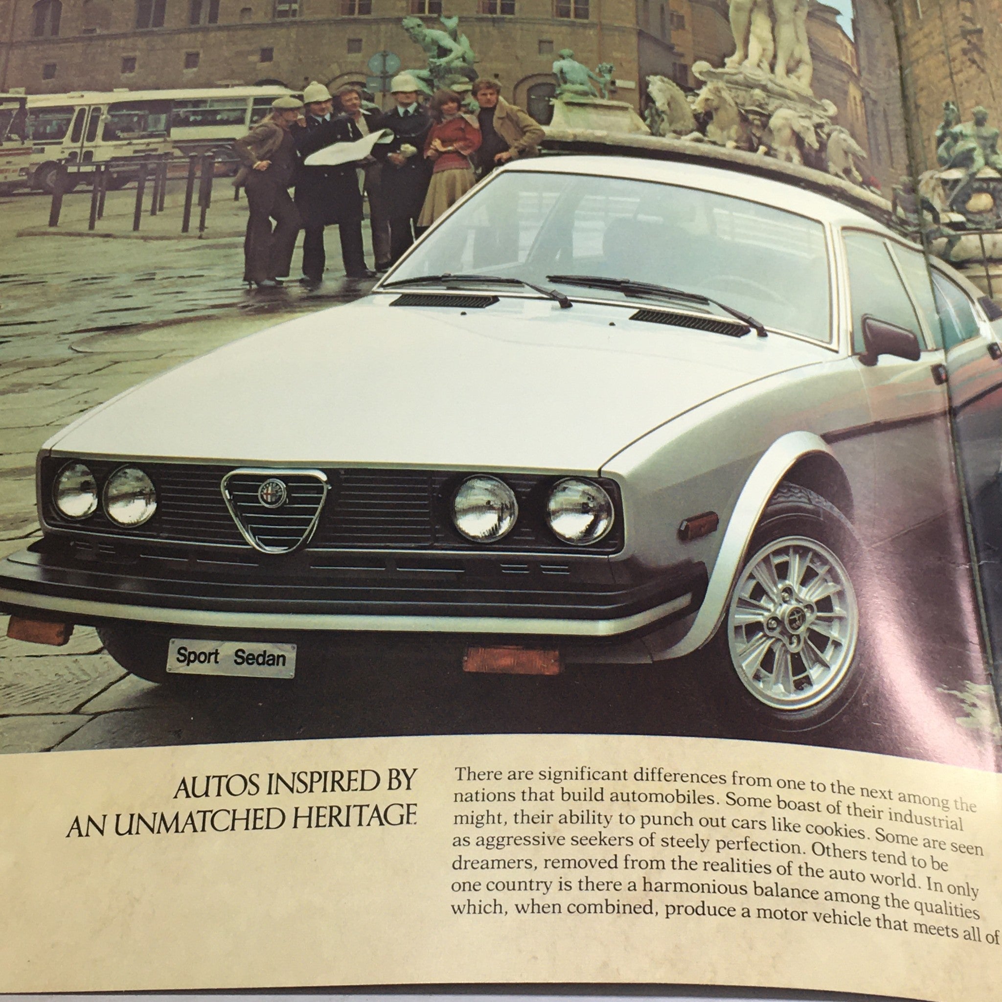 1978 Alfa Romeo Sport Sedan Sprint Veloce Dealership Auto Brochure 36pg Catalog