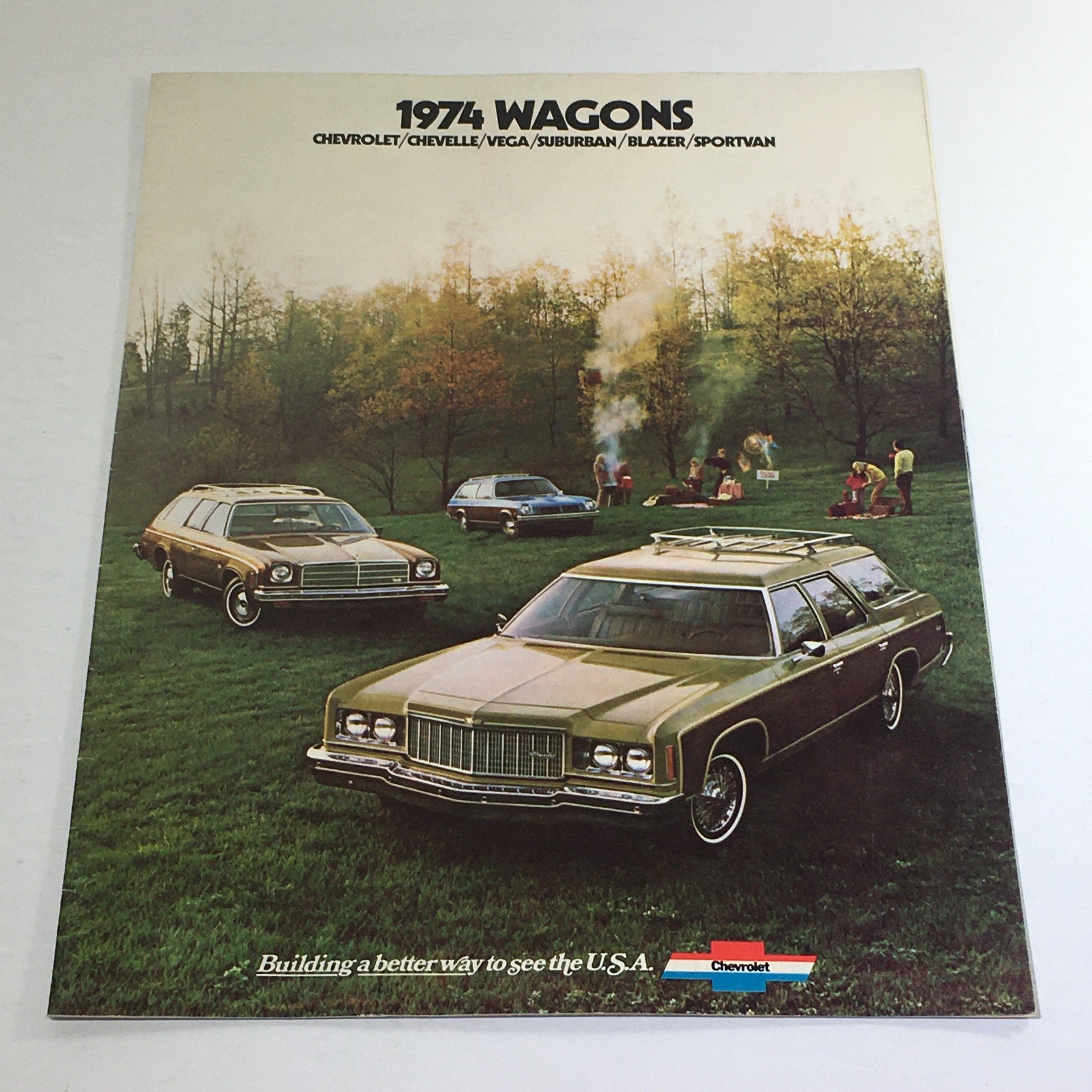 1974 Wagons Chevrolet Chevelle Sportvan Dealership Car Auto Brochure Catalog