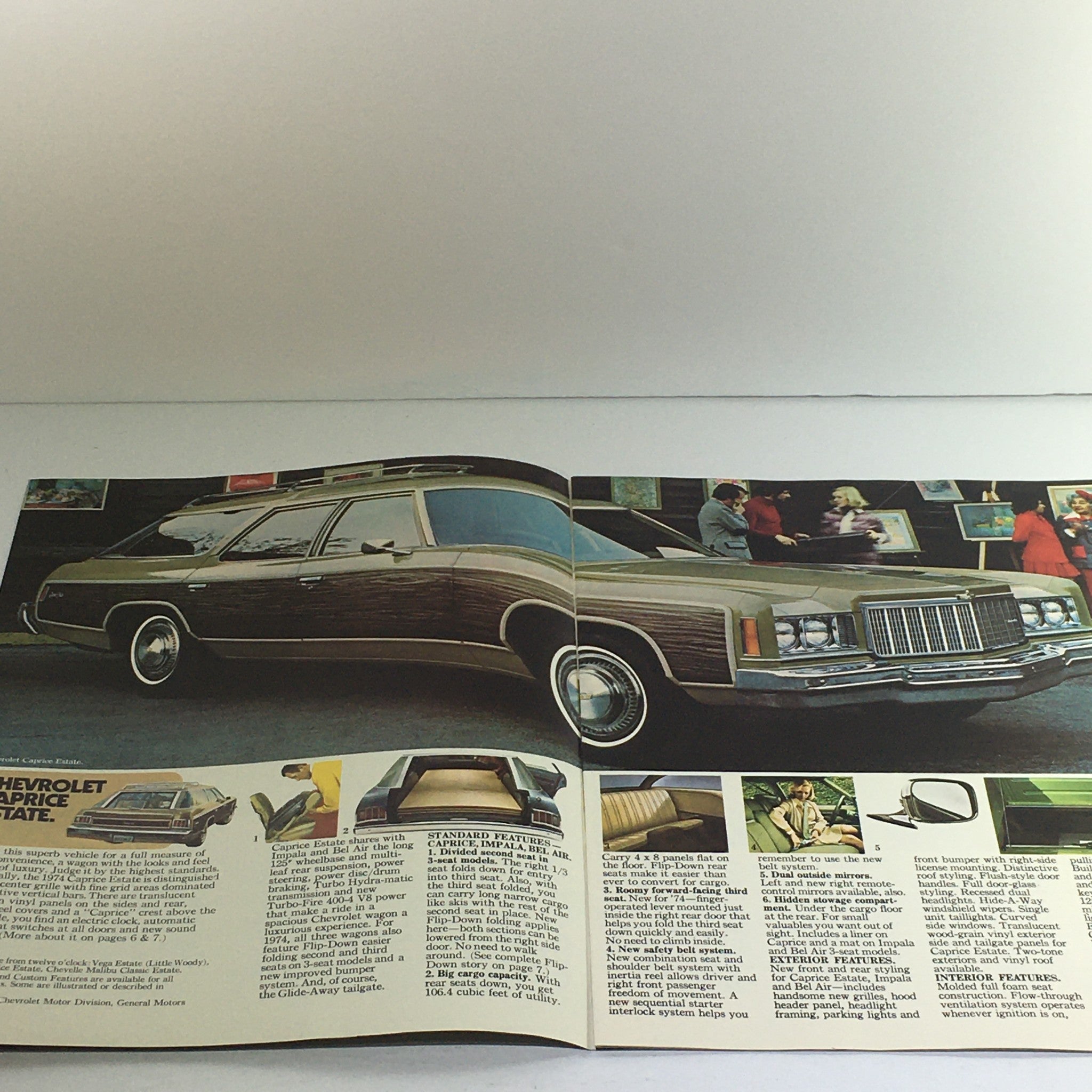 1974 Wagons Chevrolet Chevelle Sportvan Dealership Car Auto Brochure Catalog