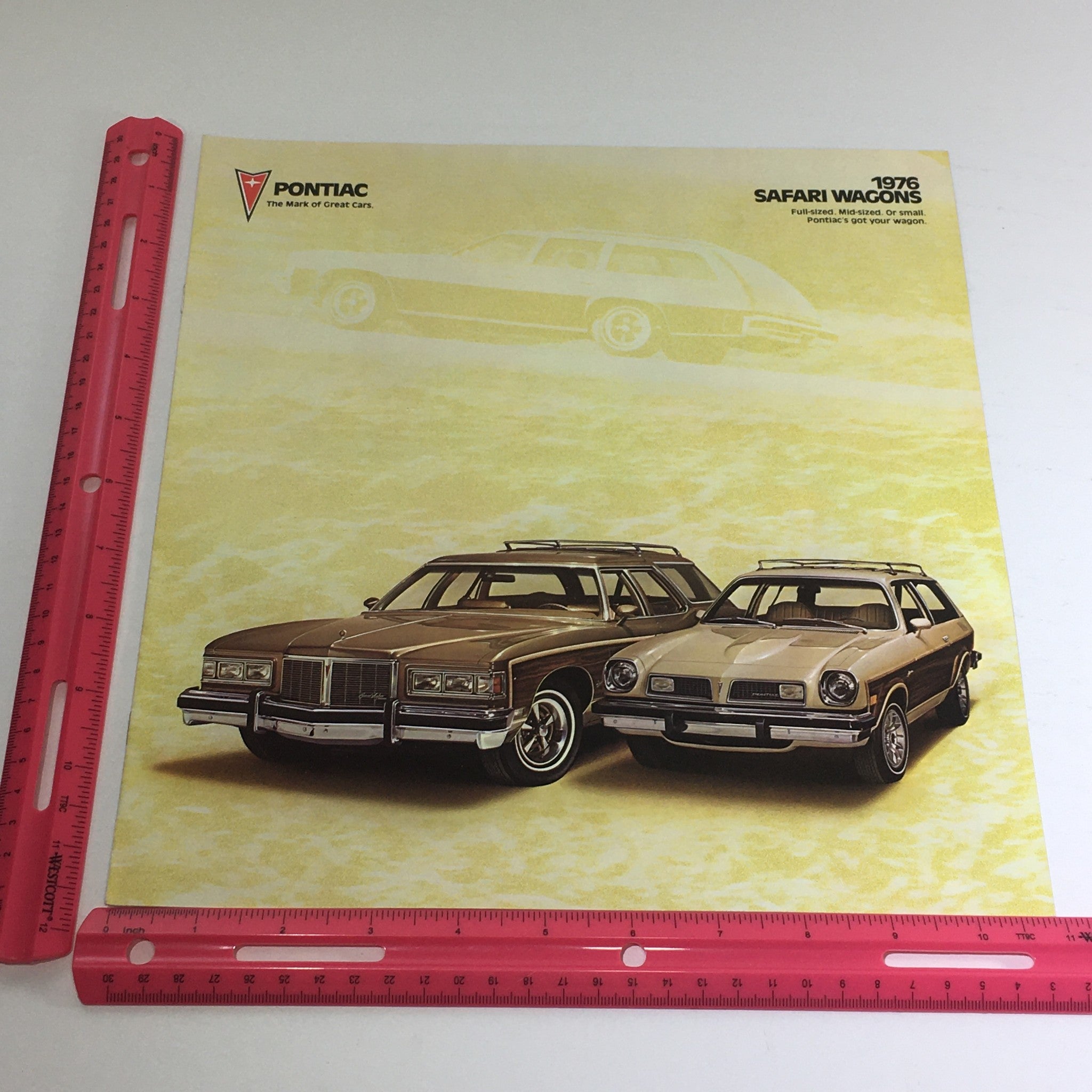 1976 Pontiac Astre Safari Wagons Facts & Figures Car Auto Brochure Catalog