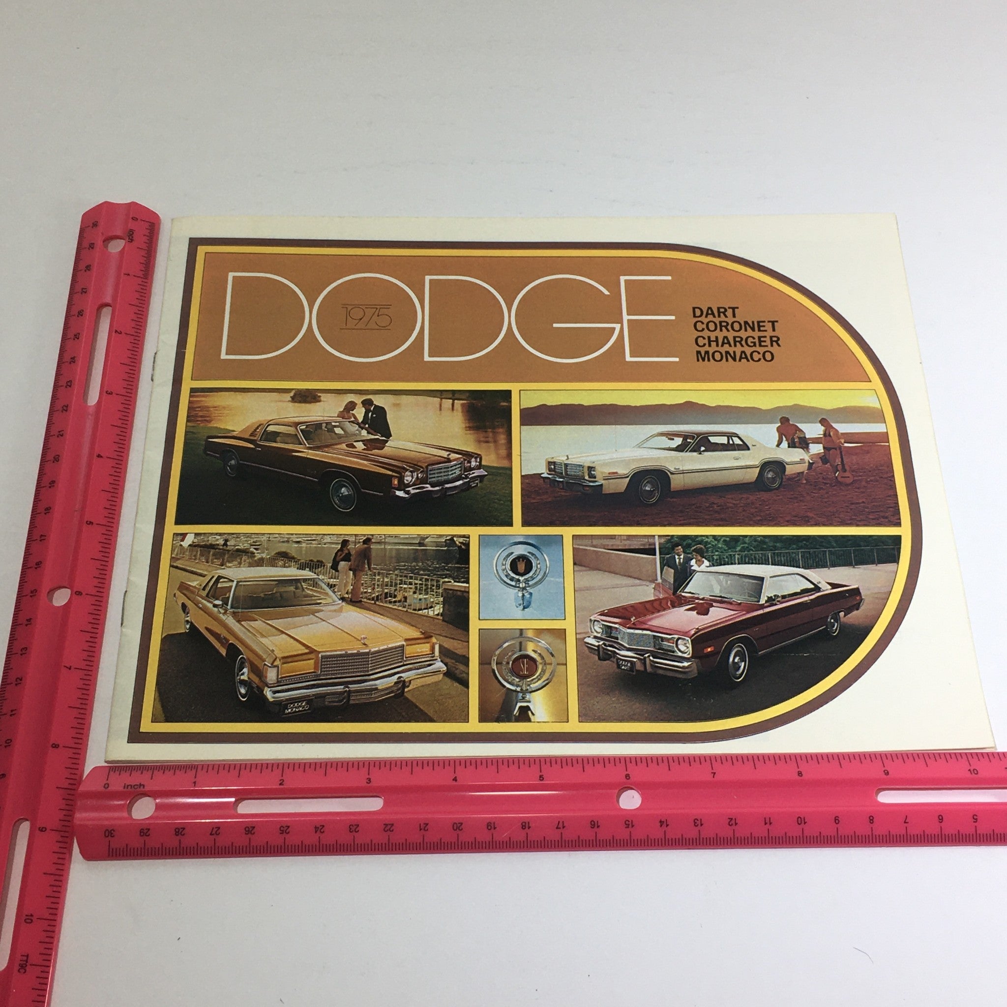 1975 Dodge Dart Coronet Charger Monaco Dealership Car Auto Brochure Catalog