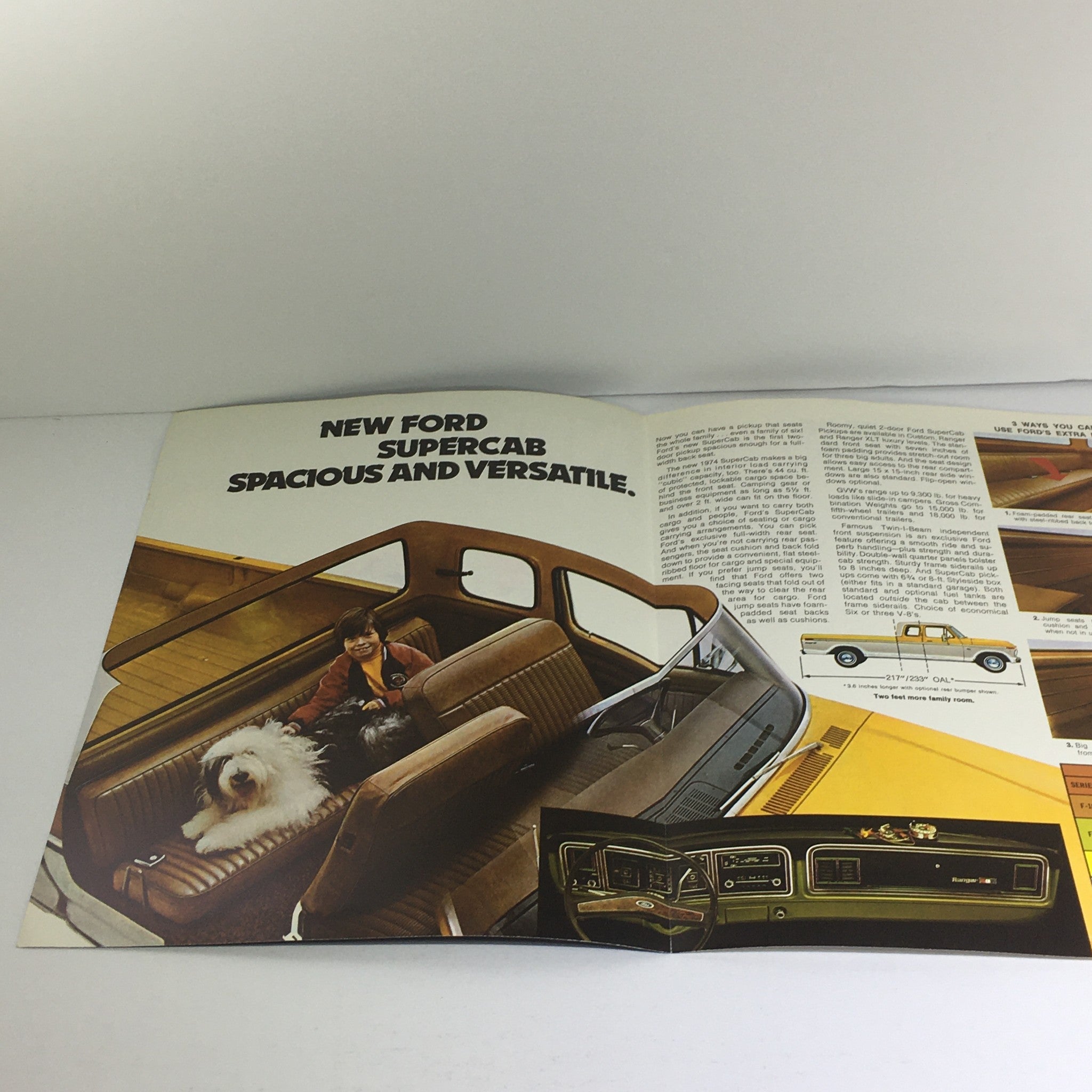 1974 New Ford Supercab Pickups of Choices Dealership Car Auto Brochure Catalog