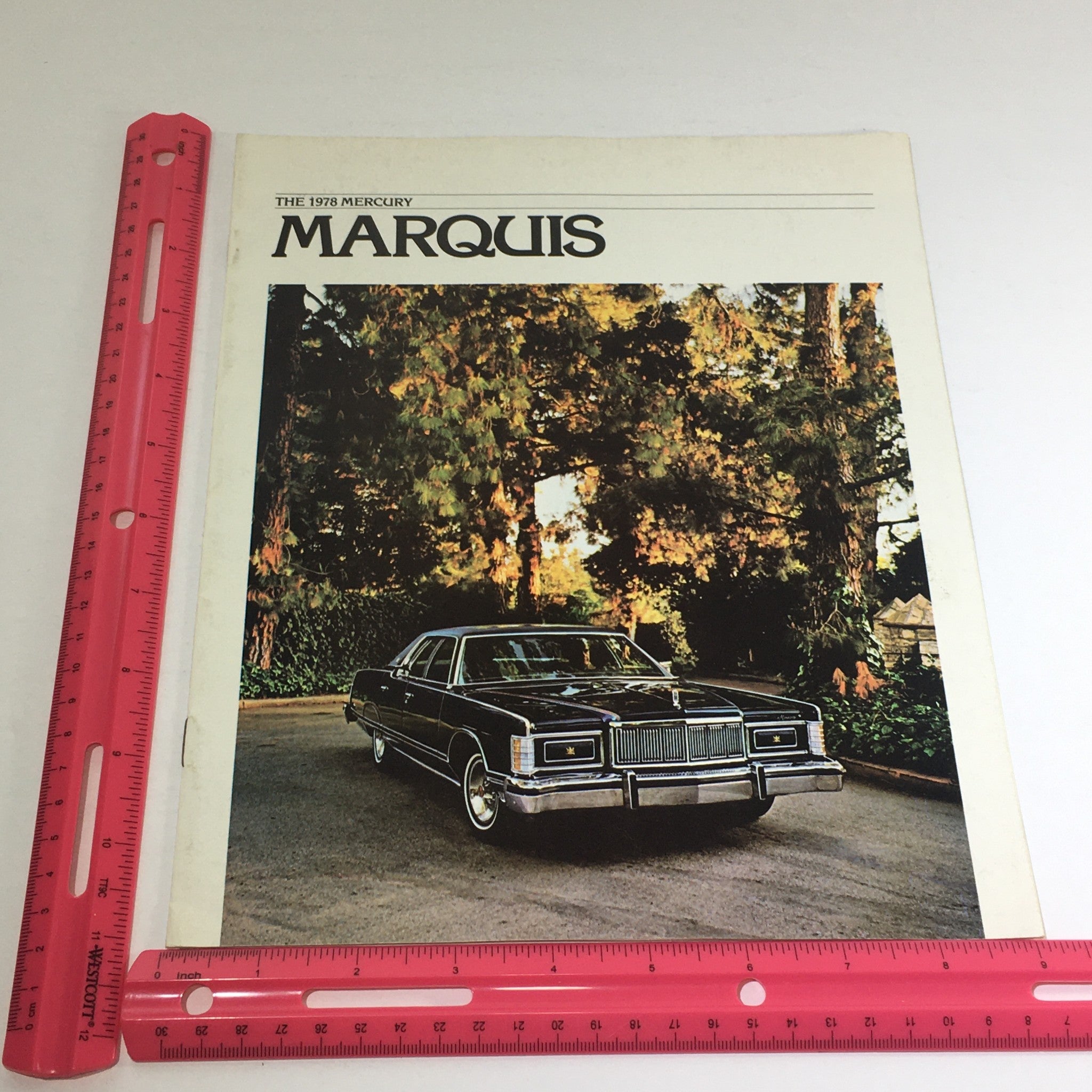 1978 Mercury Marquis Popular Options Dealership Car Auto Brochure Catalog