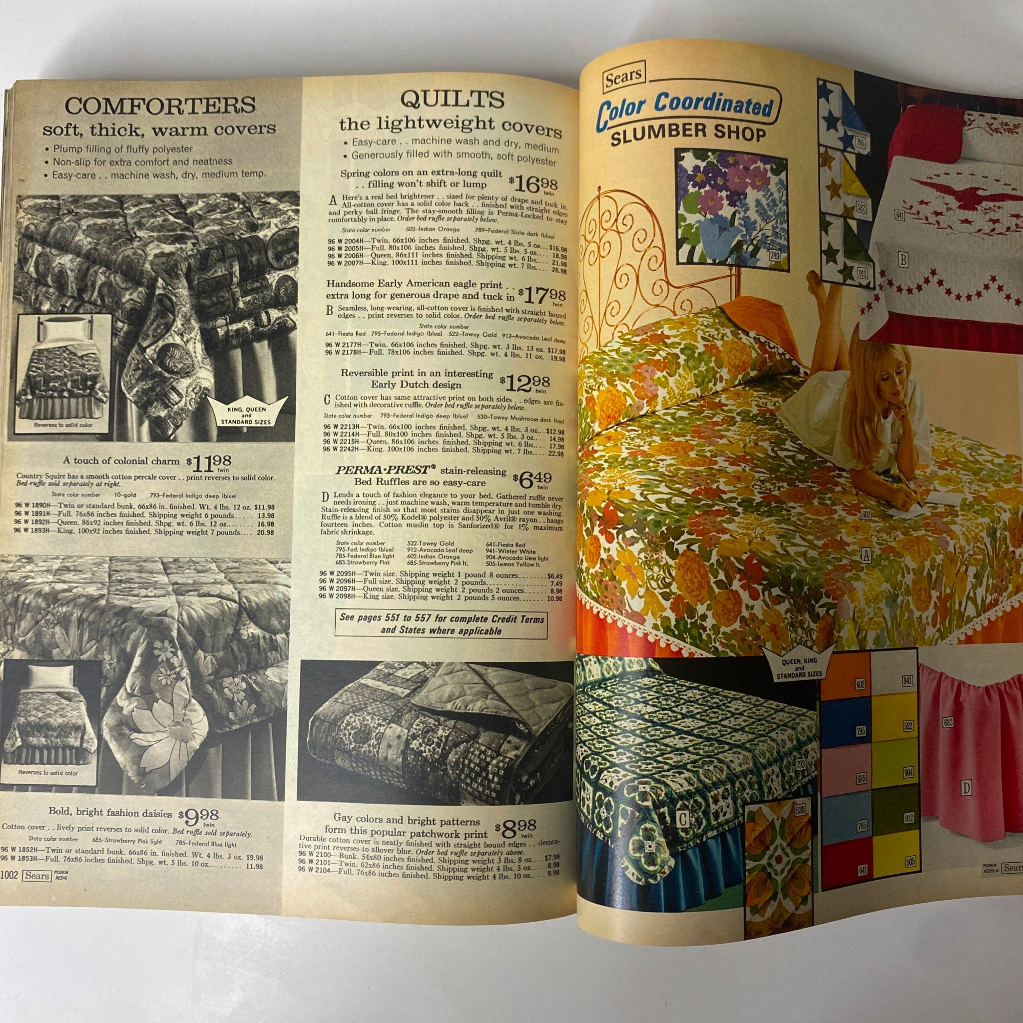 1970 Sears Roebuck and Co. Fall and Winter Catalog