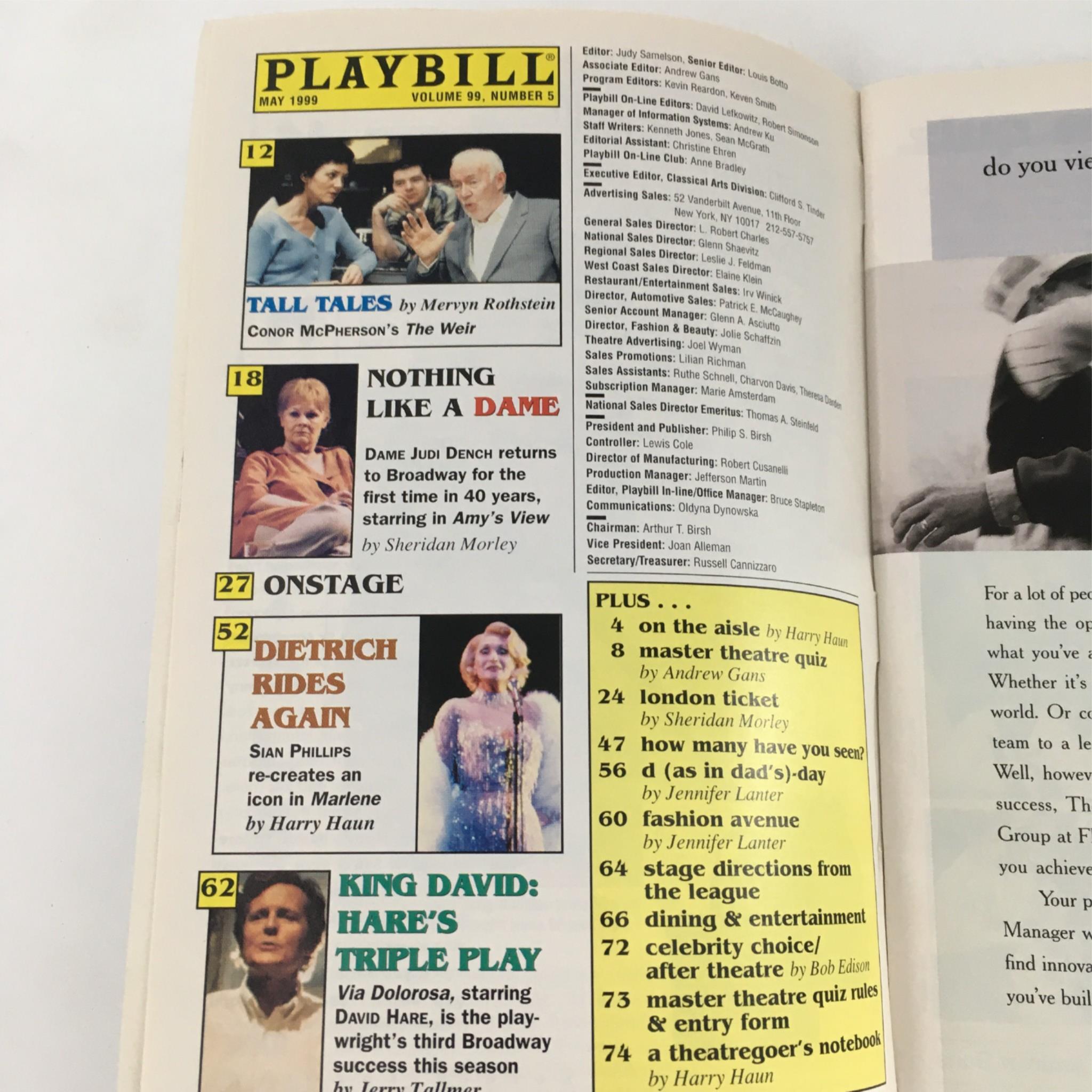 1999 Playbill That Championship Season by Jason Miller at Second Stage Theatre