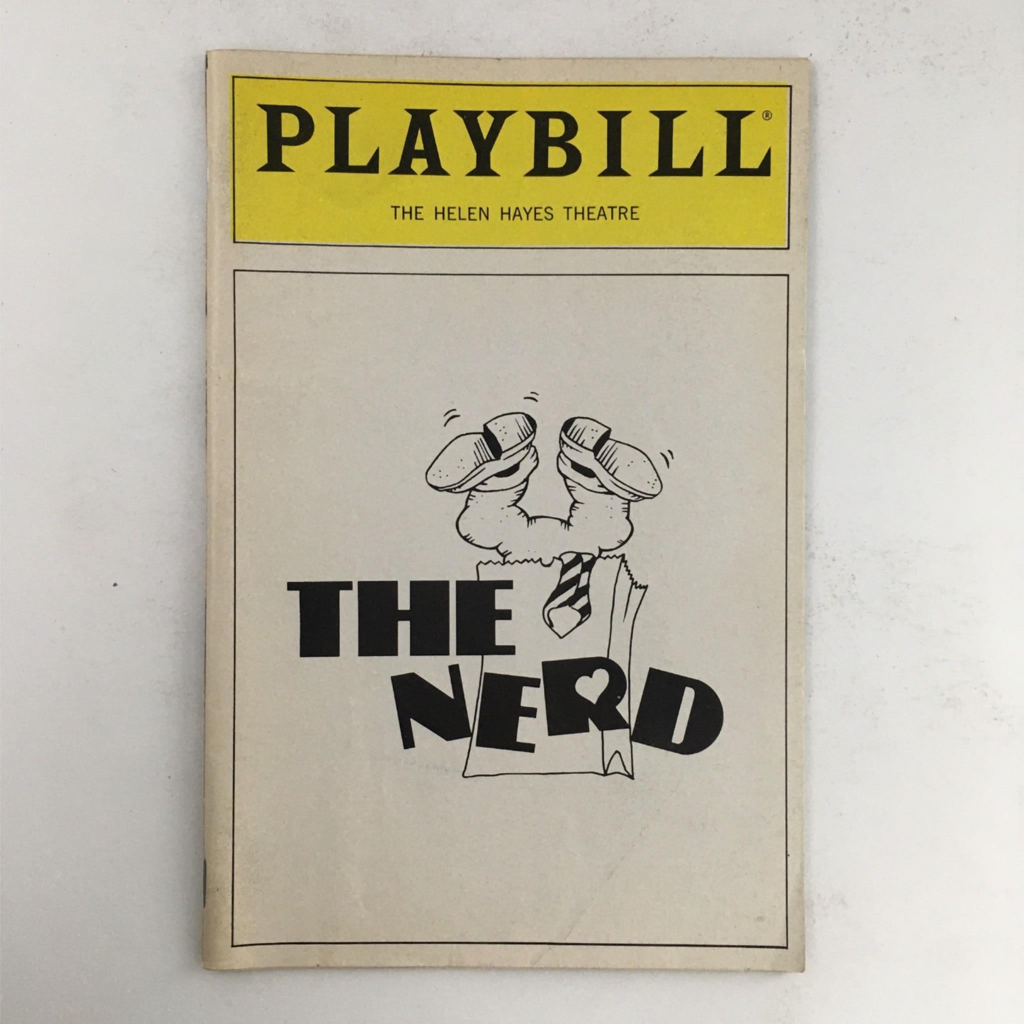 1987 Playbill The Nerd by Larry Shue, Charles Nelson Reilly, Helen Hayes Theatre