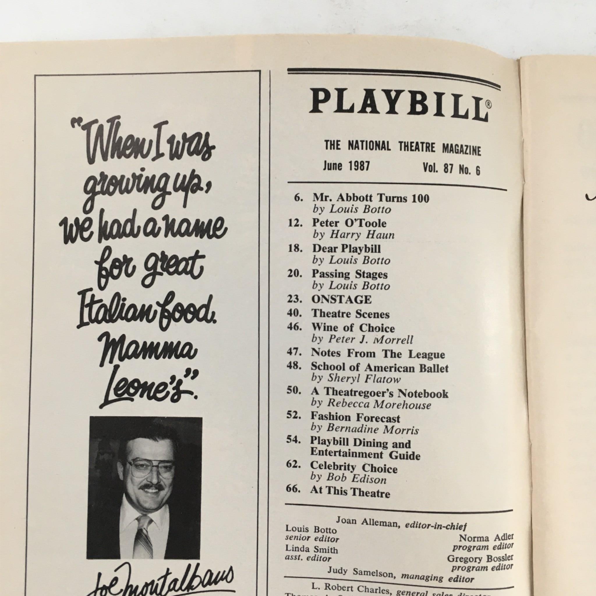 1987 Playbill The Nerd by Larry Shue, Charles Nelson Reilly, Helen Hayes Theatre