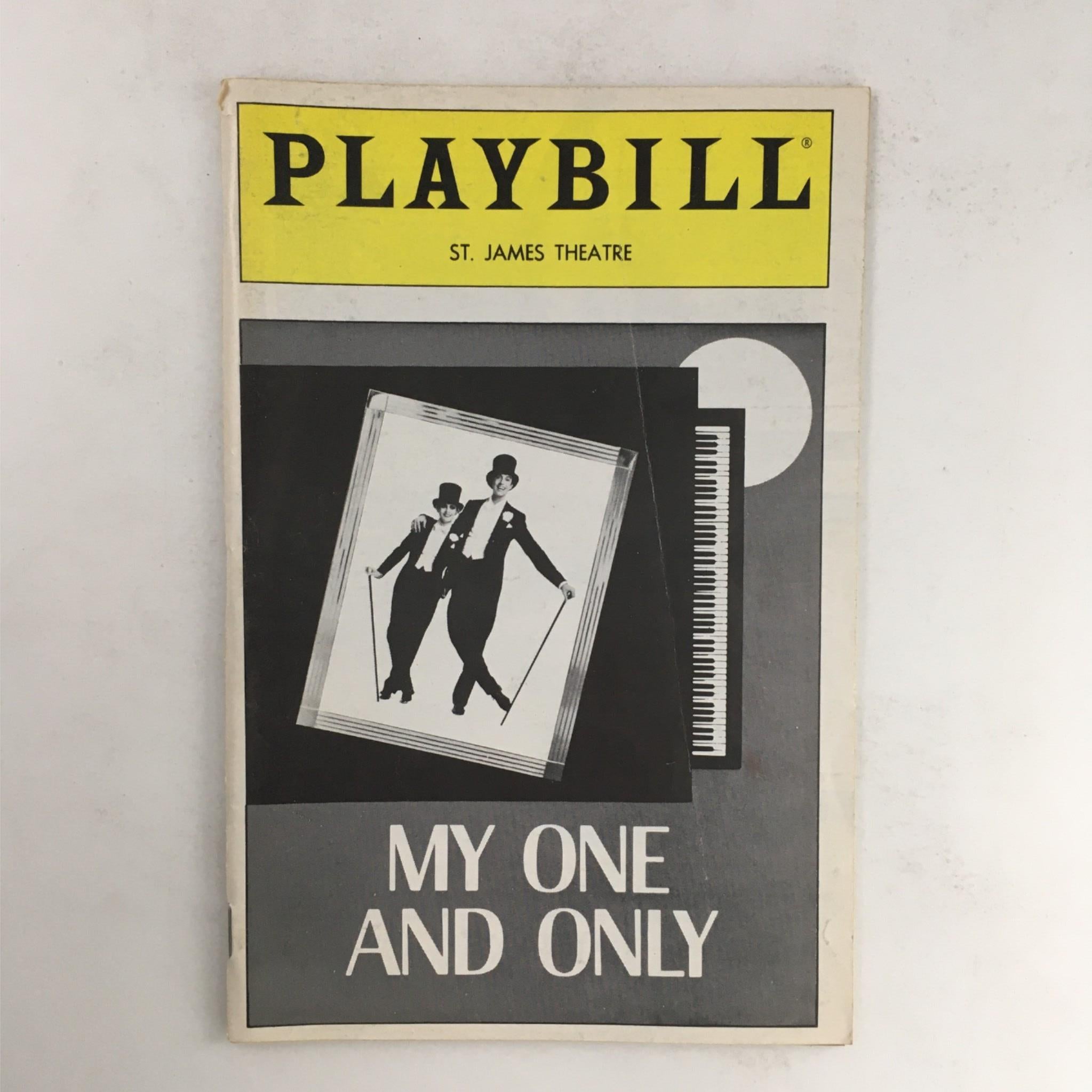 Playbill My One And Only by Irsha & George Gershwin at St. James Theatre