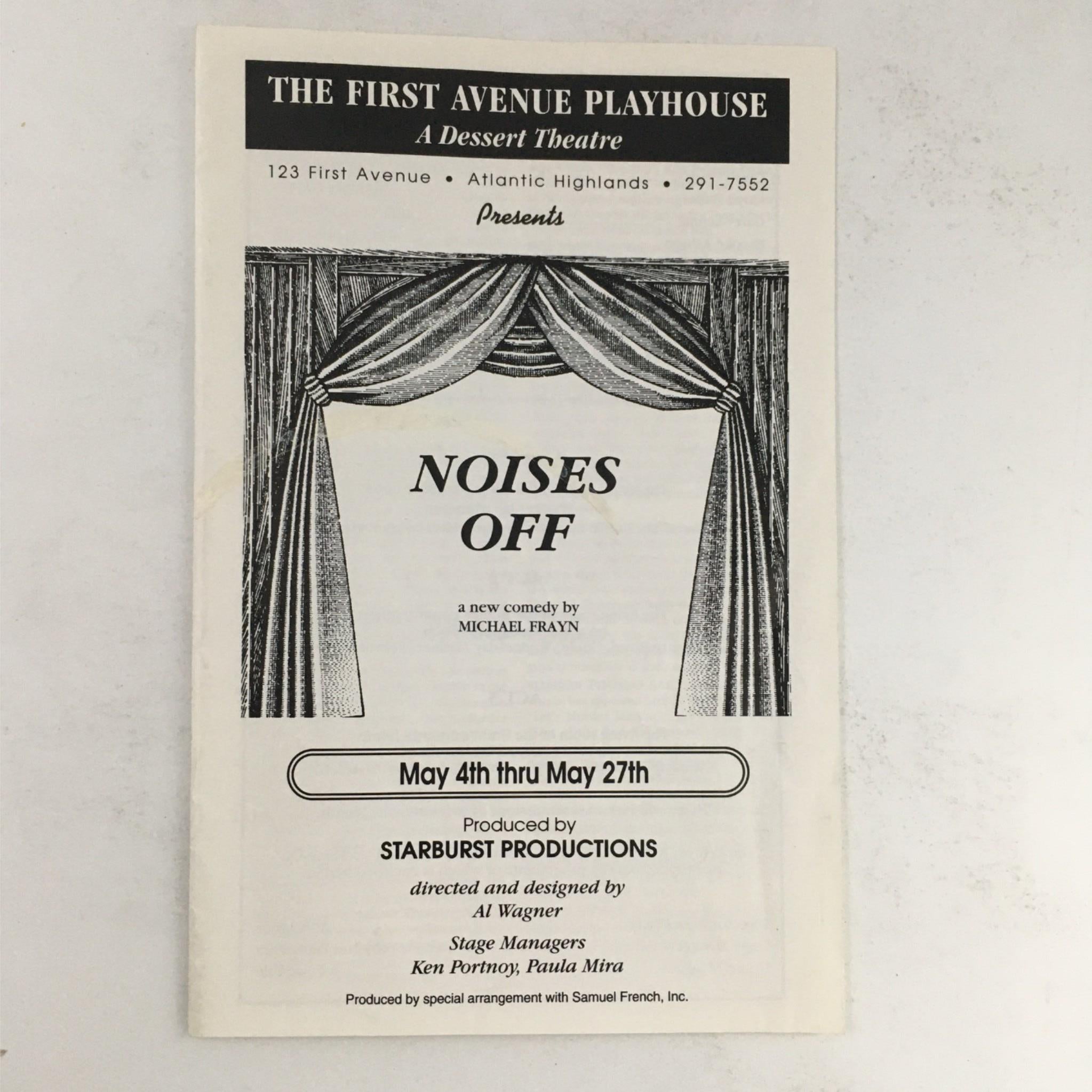 Noises Off by Michael Frayn, Al Wagner at The First Avenue Playhouse