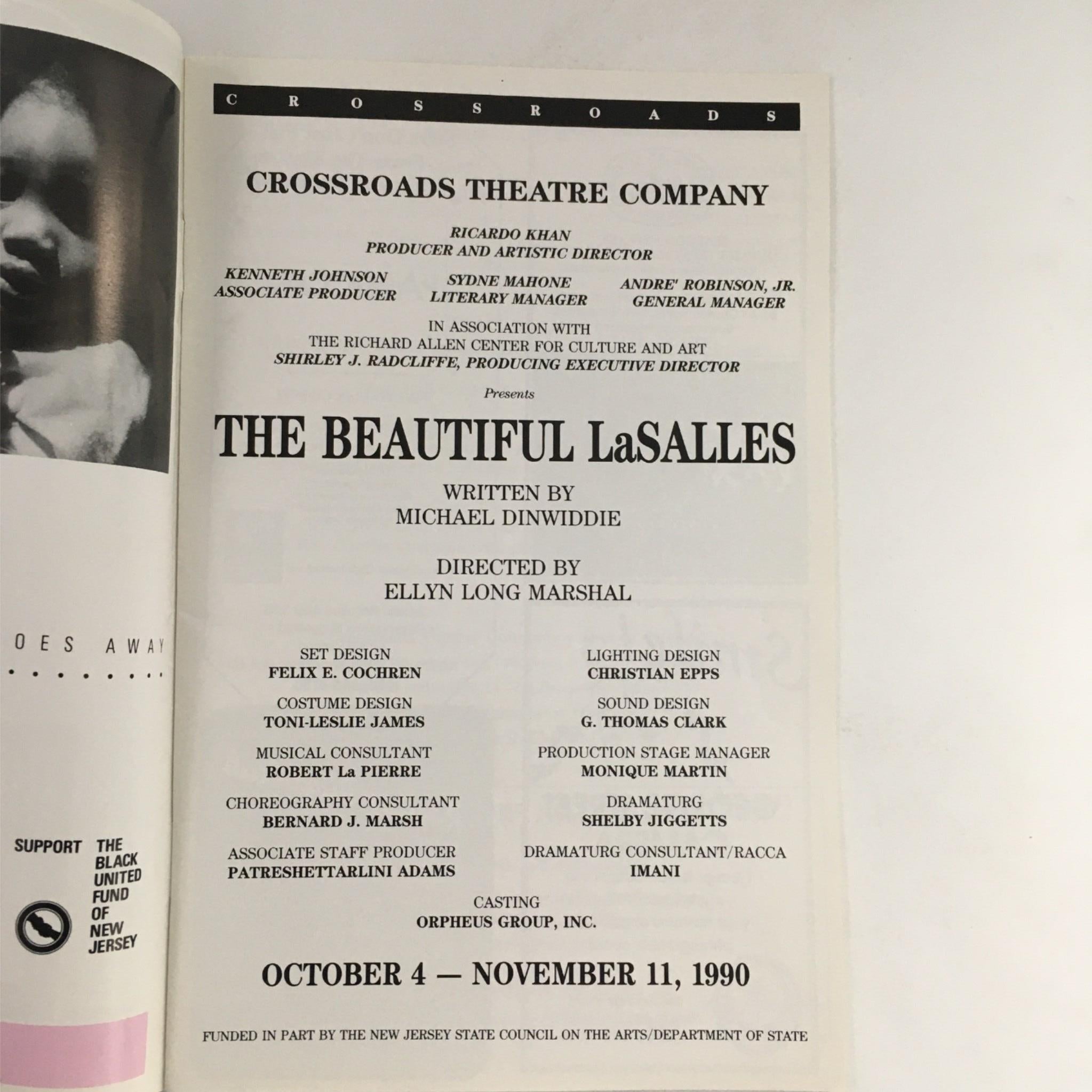 1990 The Beautiful LaSalles by Michael Dinwiddie, Crossroads Theatre Company