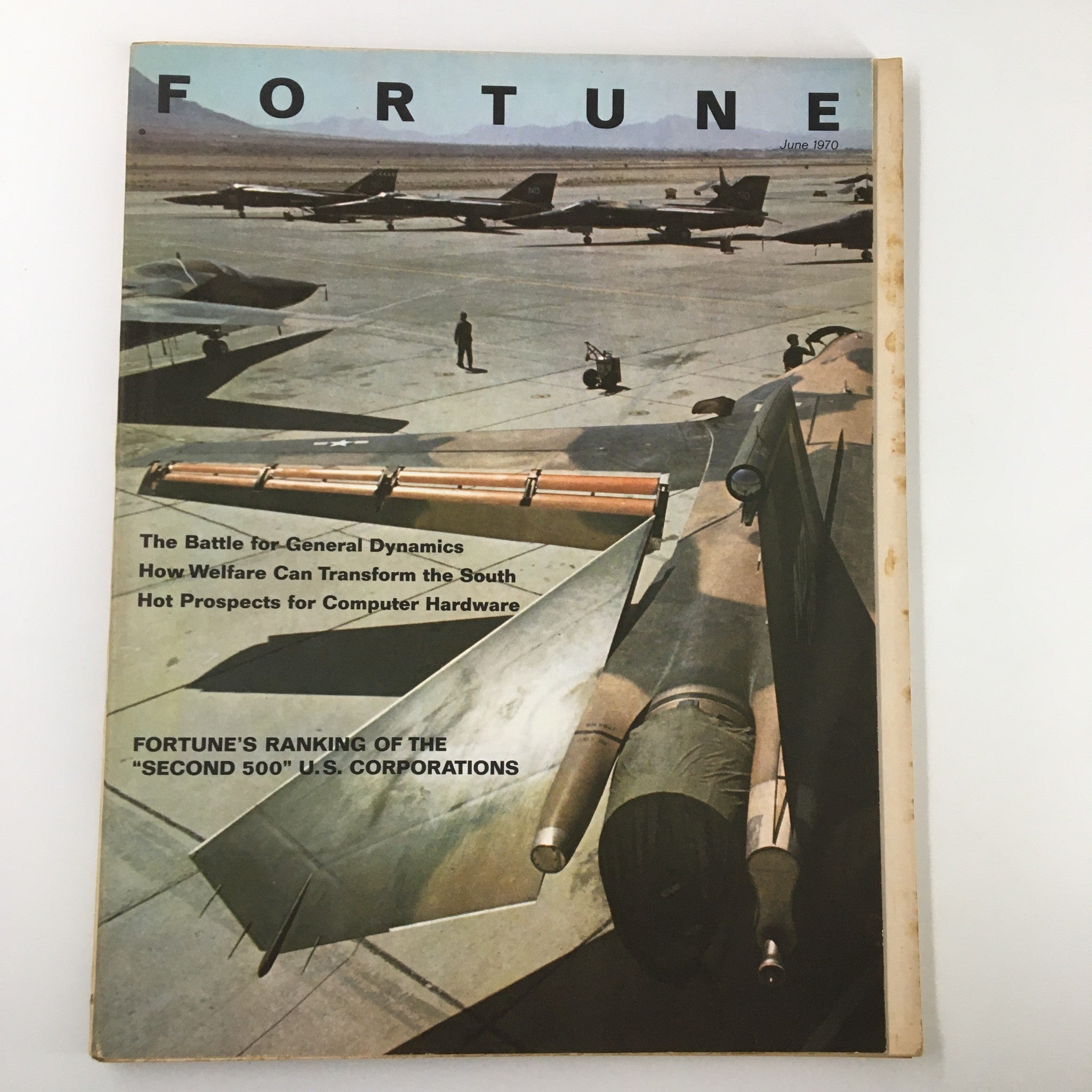 VTG Fortune Magazine June 1970 The Battle for General Dynamics No Label