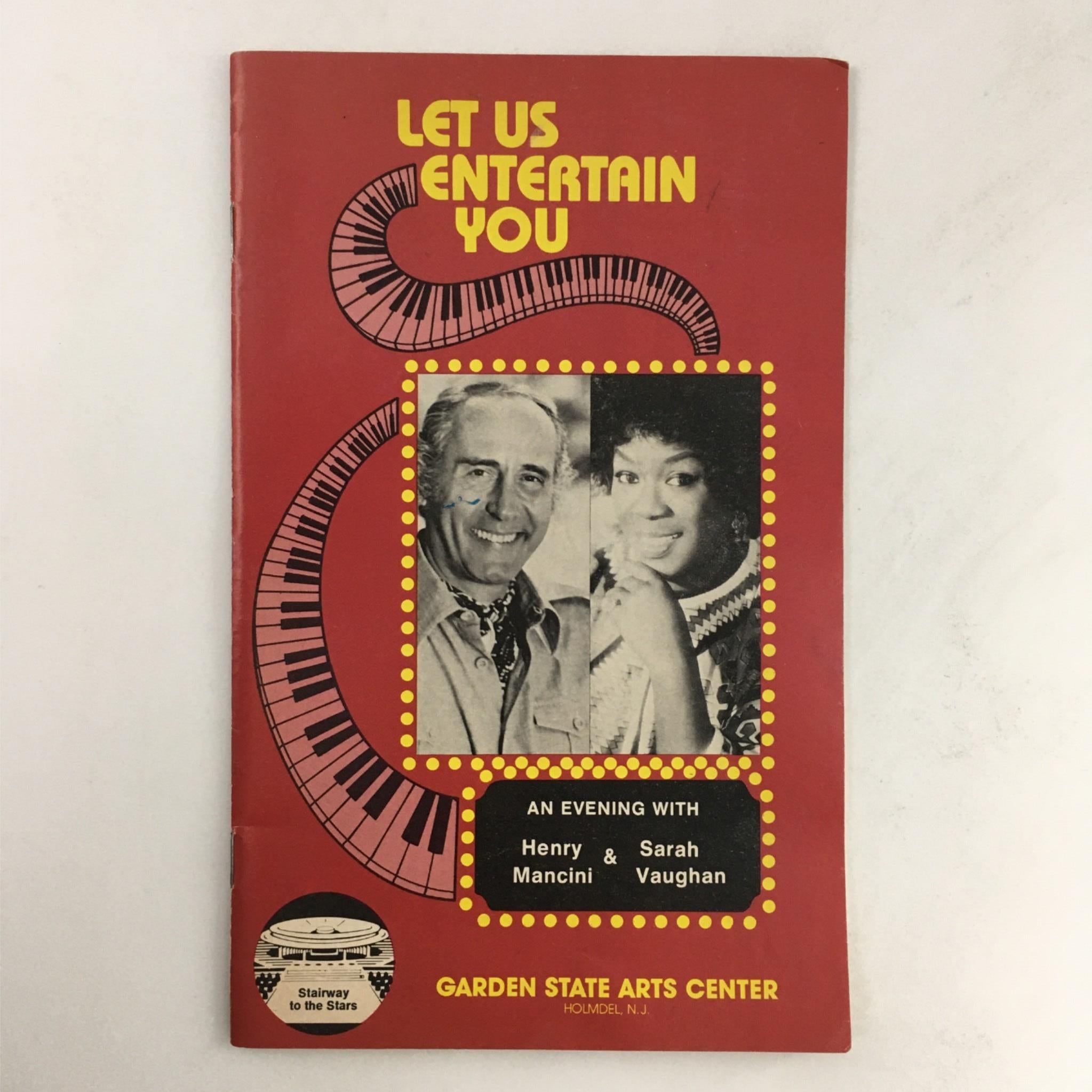 1980 An Evening with Henry Mancini & Sarah Vaughan at Garden State Arts Theatre