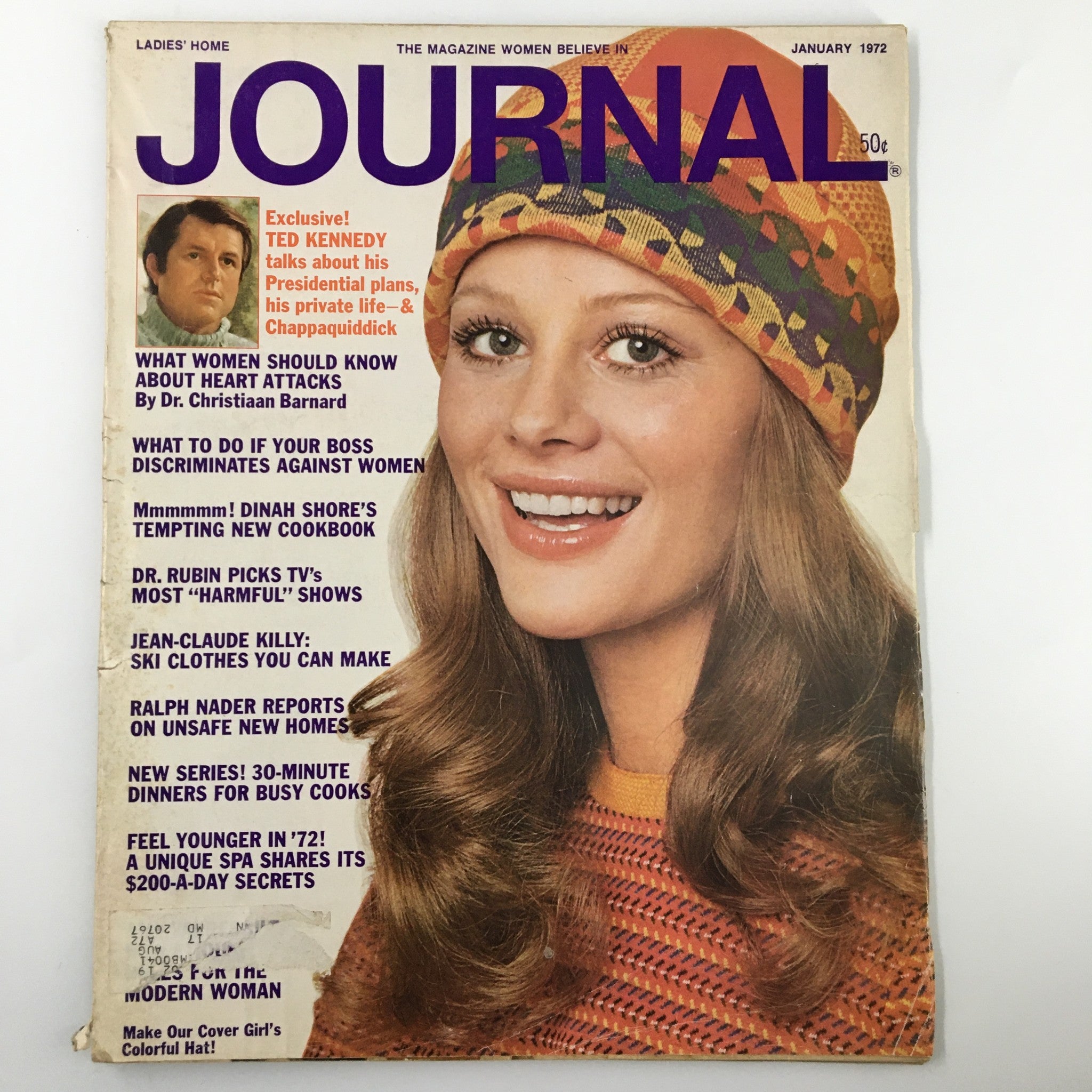 Ladies' Home Journal Magazine January 1972 Ted Kennedy Talks About Presidential