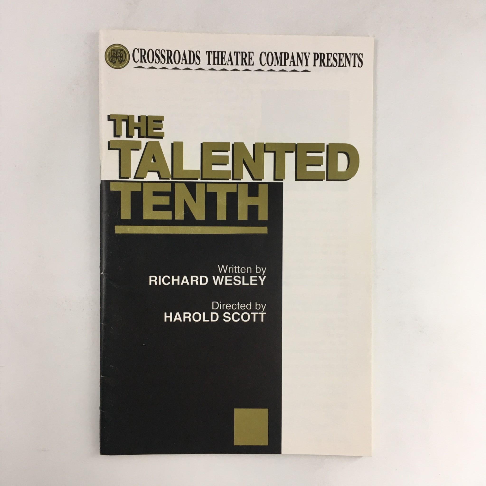 1992 The Talented Tenth by Richard Wesley, Harold Scott at Crossroads Theatre