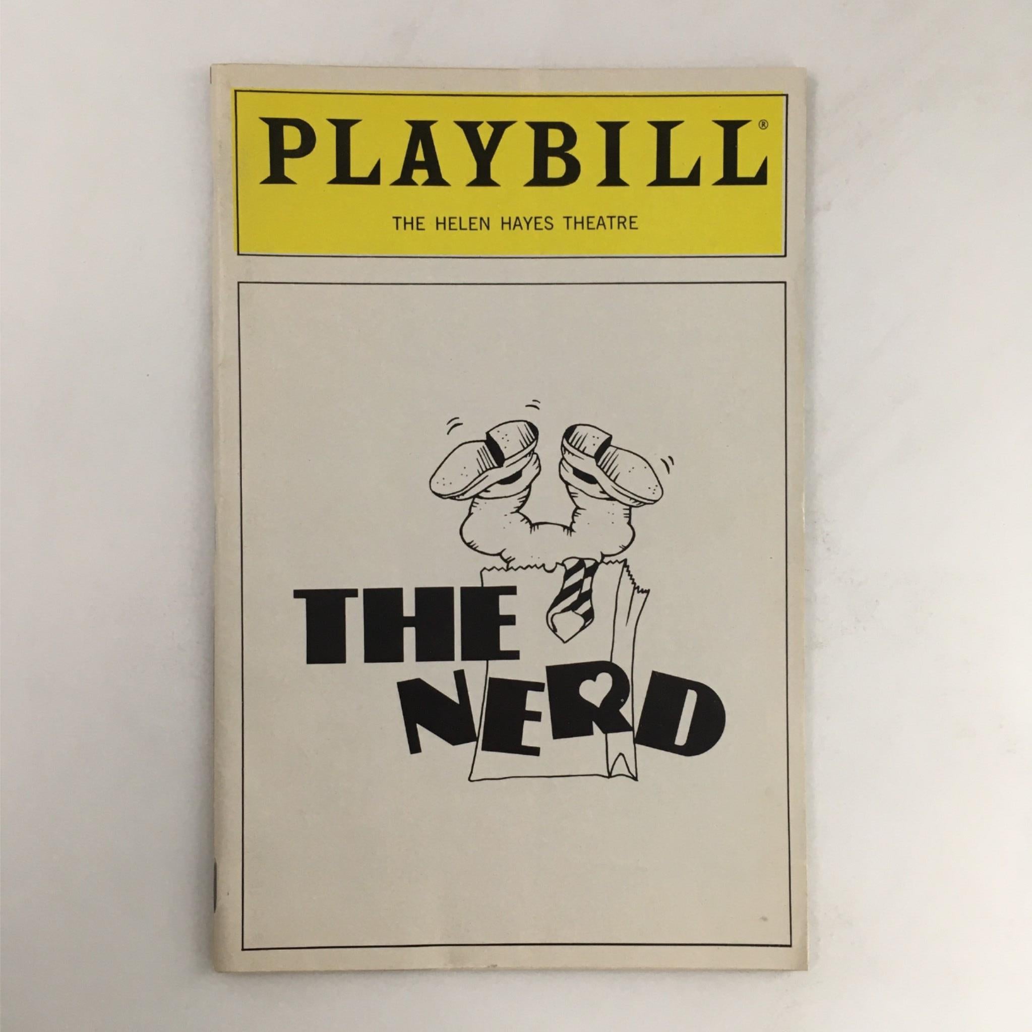 1987 Playbill The Nerd Larry Shue, Patricia Kalember at Helen Hayes Theatre VG