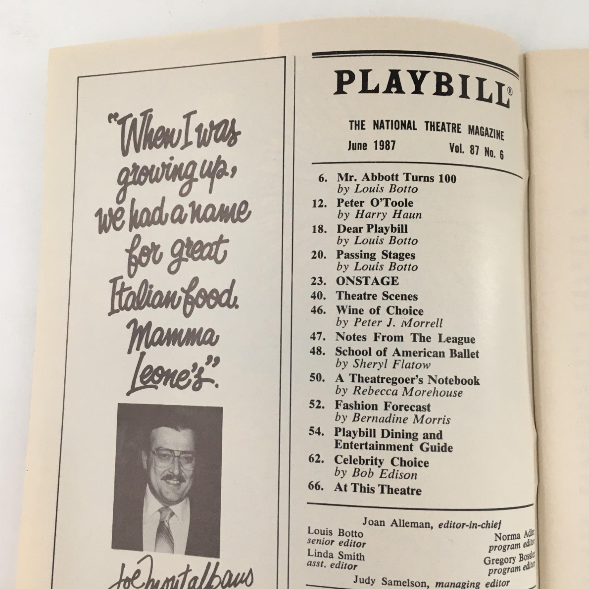 1987 Playbill The Nerd Larry Shue, Patricia Kalember at Helen Hayes Theatre VG