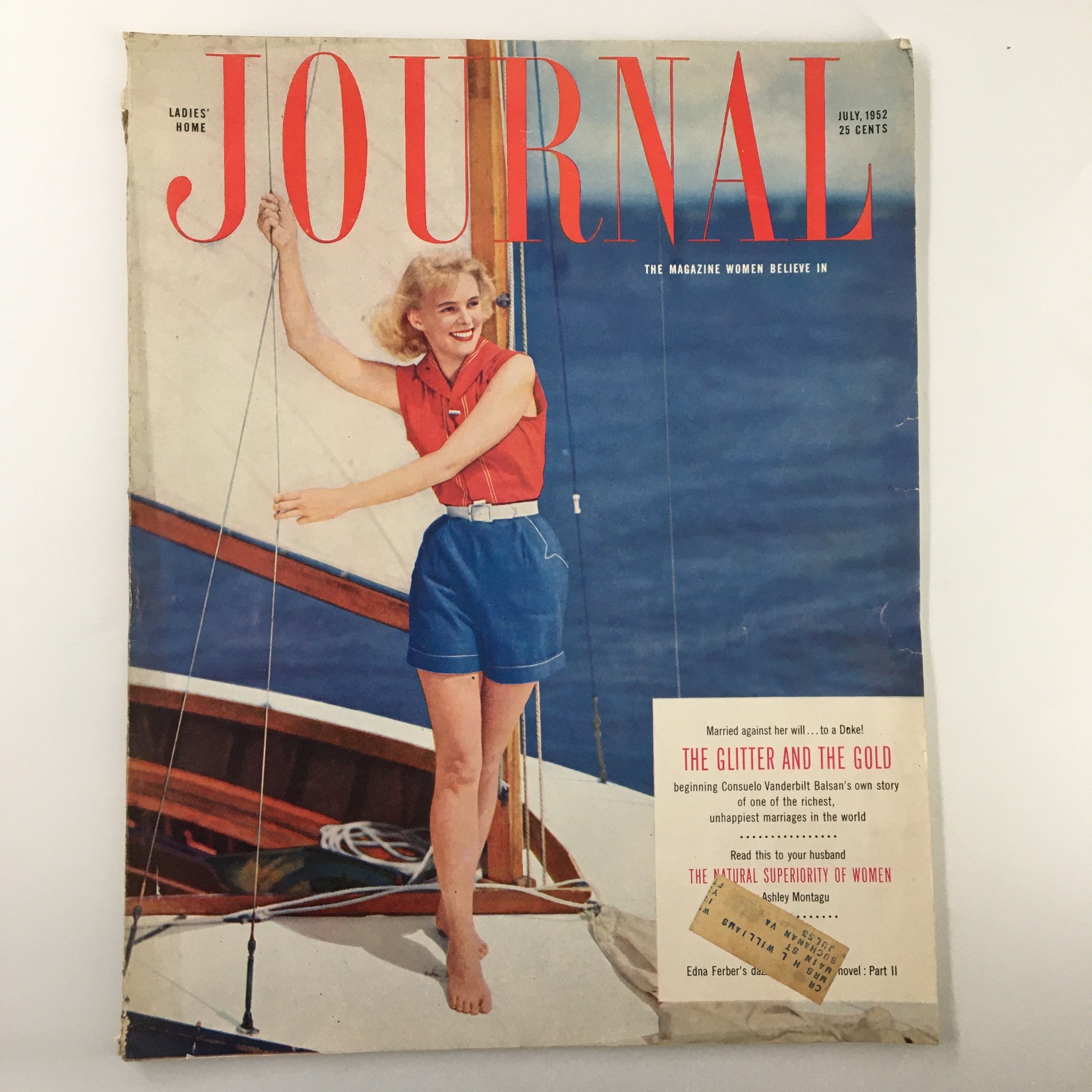 Ladies' Home Journal Magazine July 1952 The Consuelo Vanderbilt's Own Story