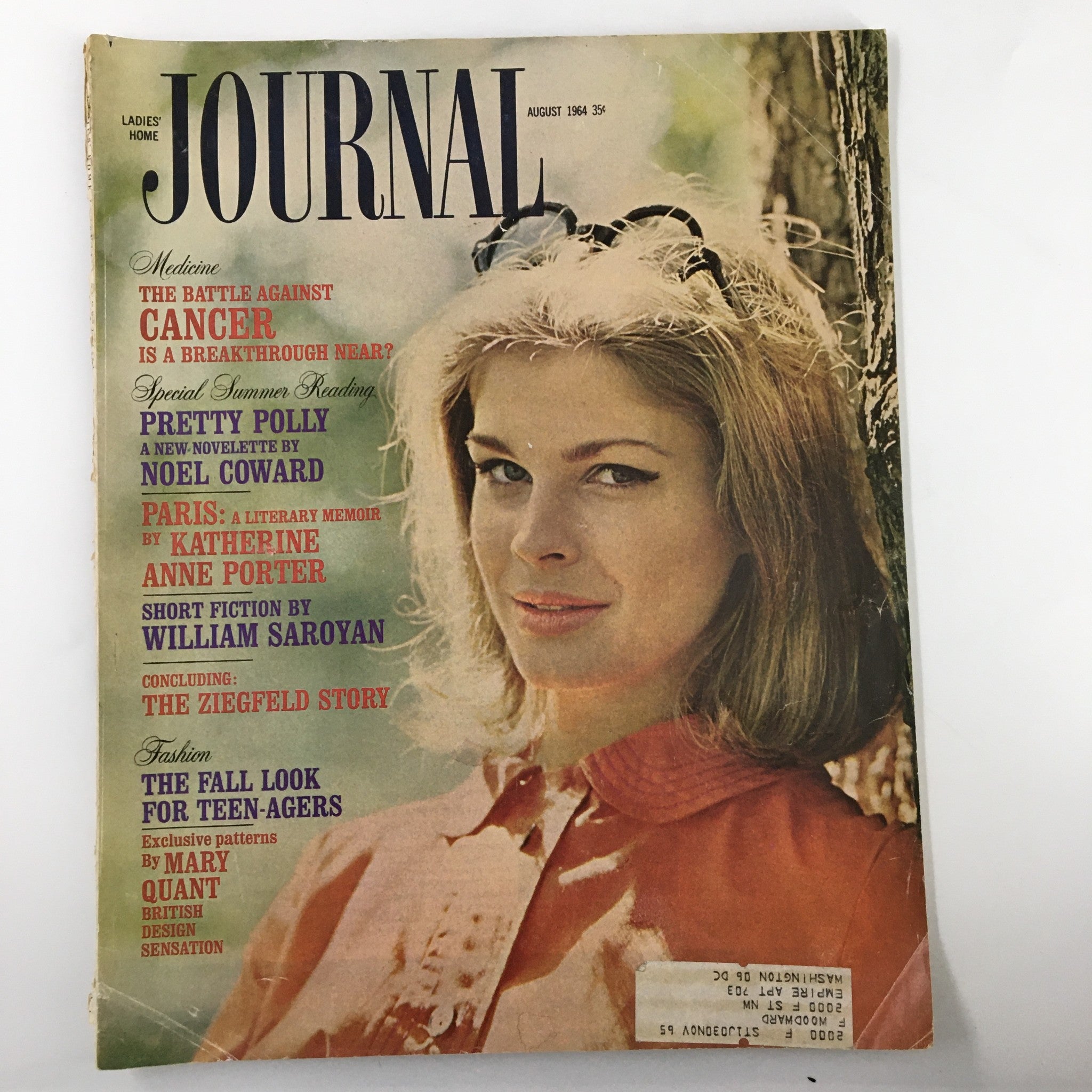 Ladies' Home Journal Magazine August 1964 Candice Bergen & Battle Against Cancer