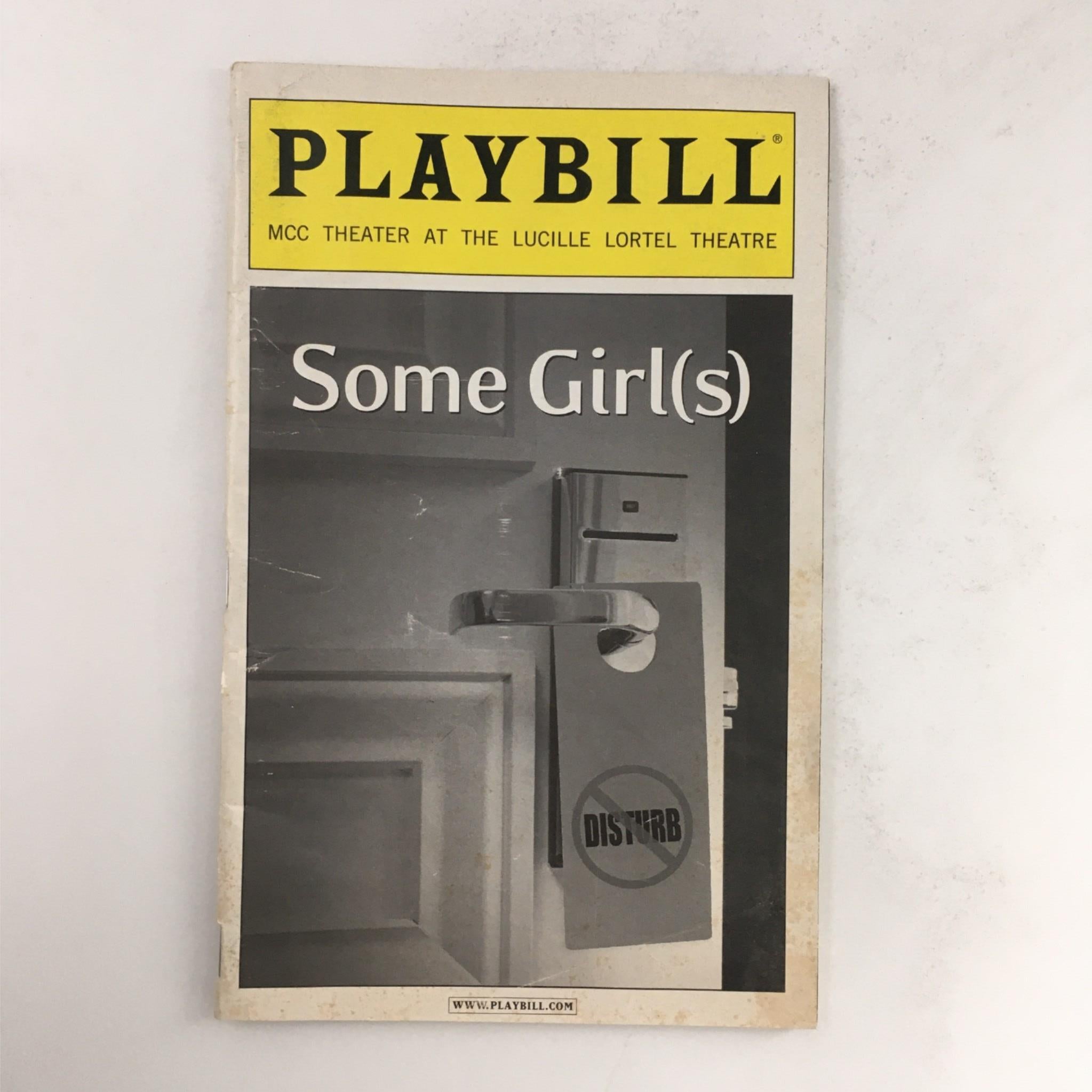 2006 Playbill Some Girl(s) by Neil LaBute, Jo Boney at Lucille Lortel Theatre