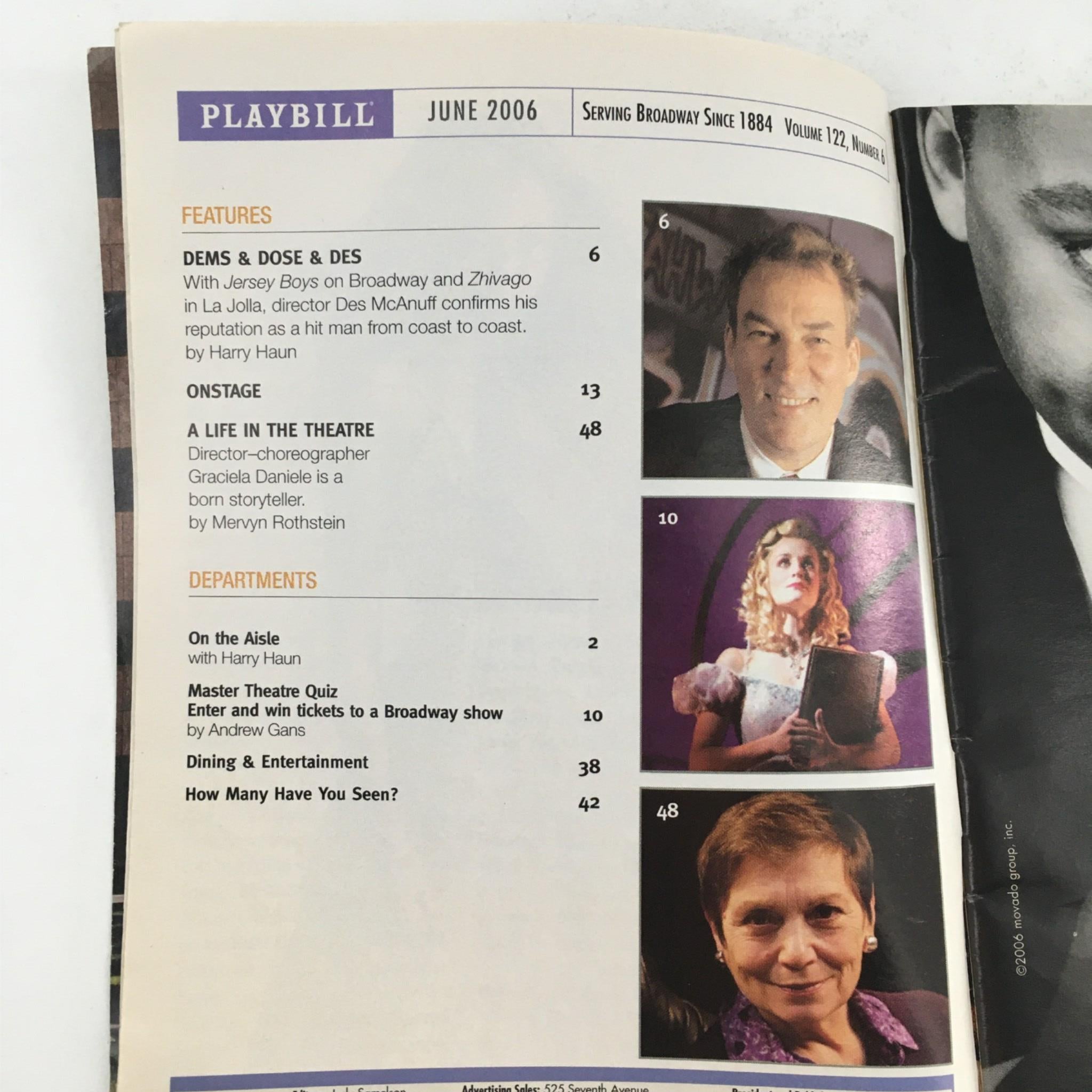 2006 Playbill Some Girl(s) by Neil LaBute, Jo Boney at Lucille Lortel Theatre