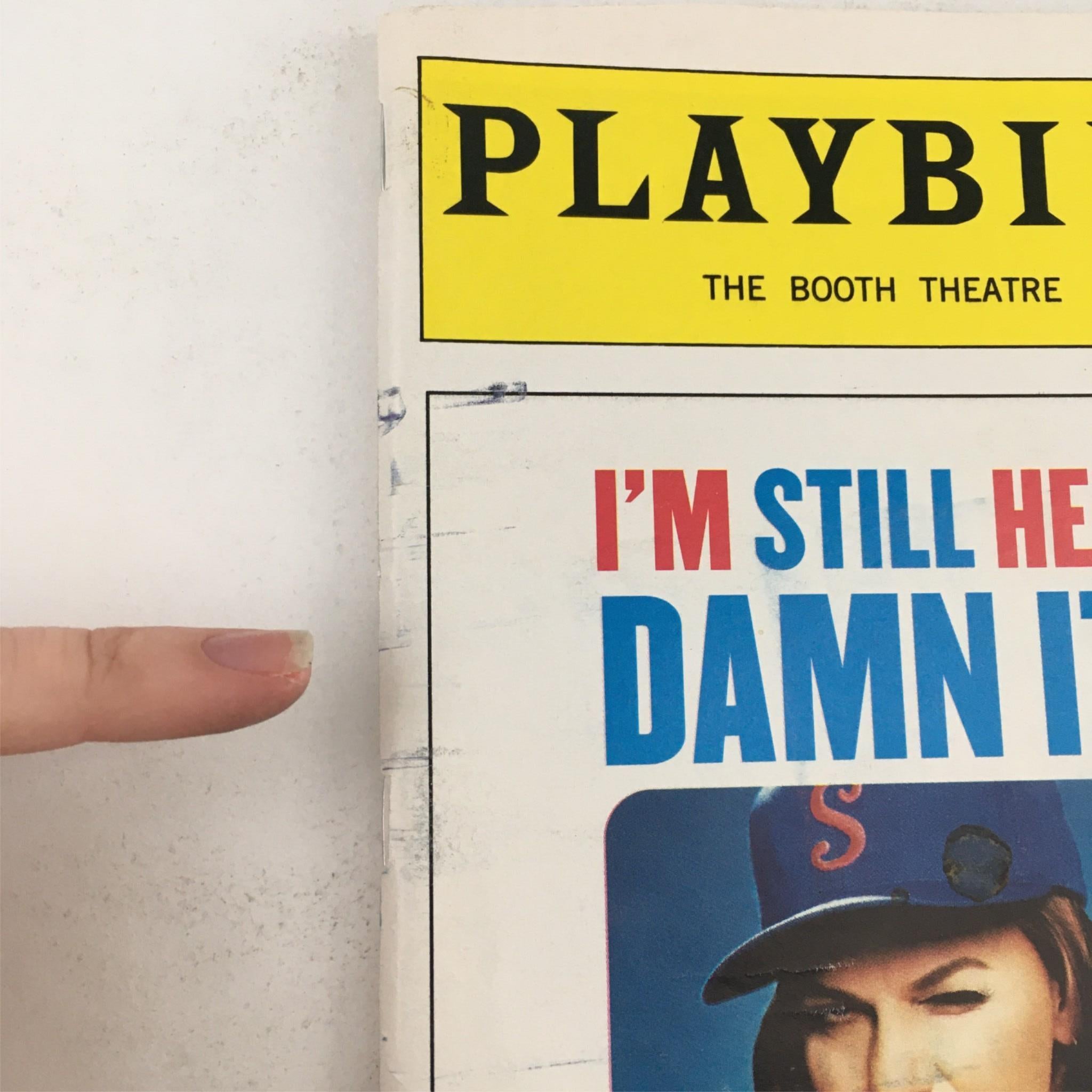 1998 Playbill I'm Still Here Damn It! by Sandra Bernhard Arielle Tepper