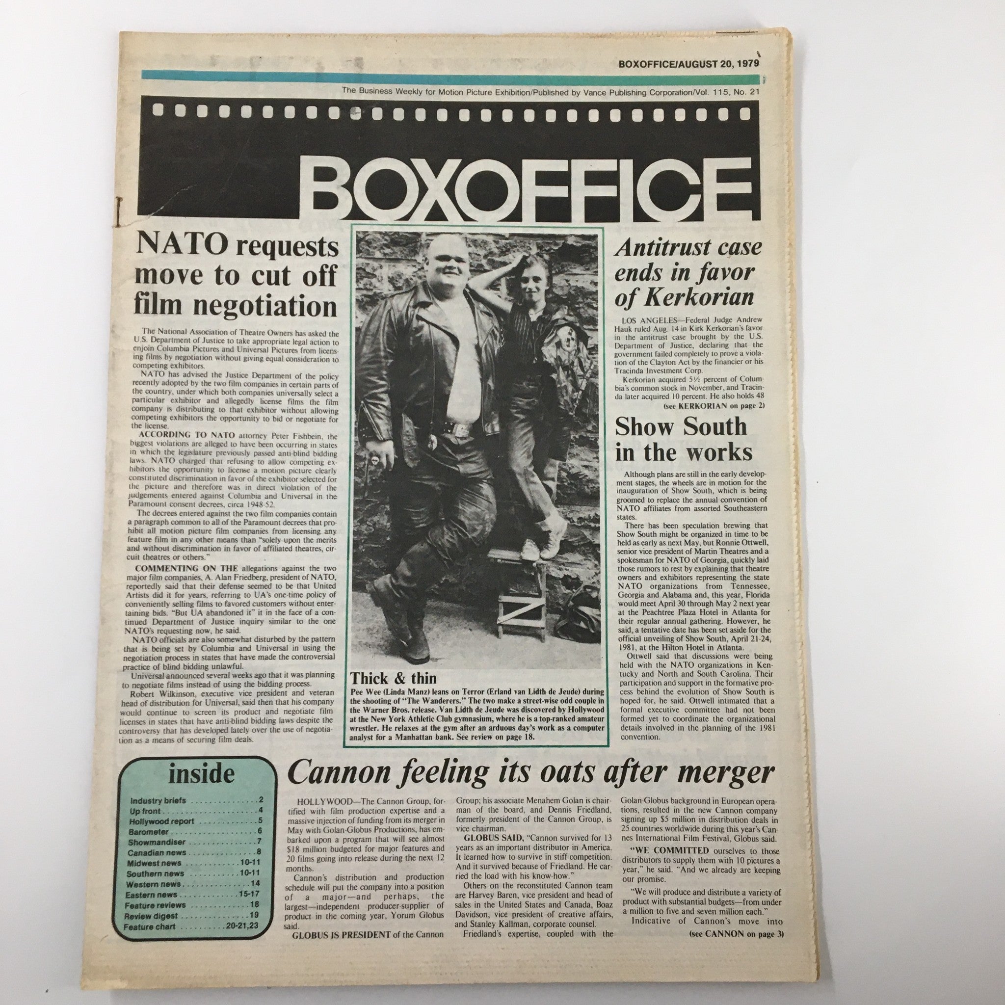 Box Office Magazine August 20 1979 Linda Manz and Erland van Lidth de Jeude