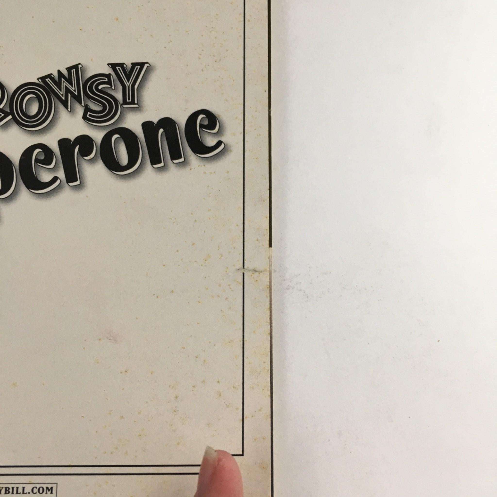 2007 Playbill The Drowsy Chaperone by Casey Nicholaw at Marquis Theatre