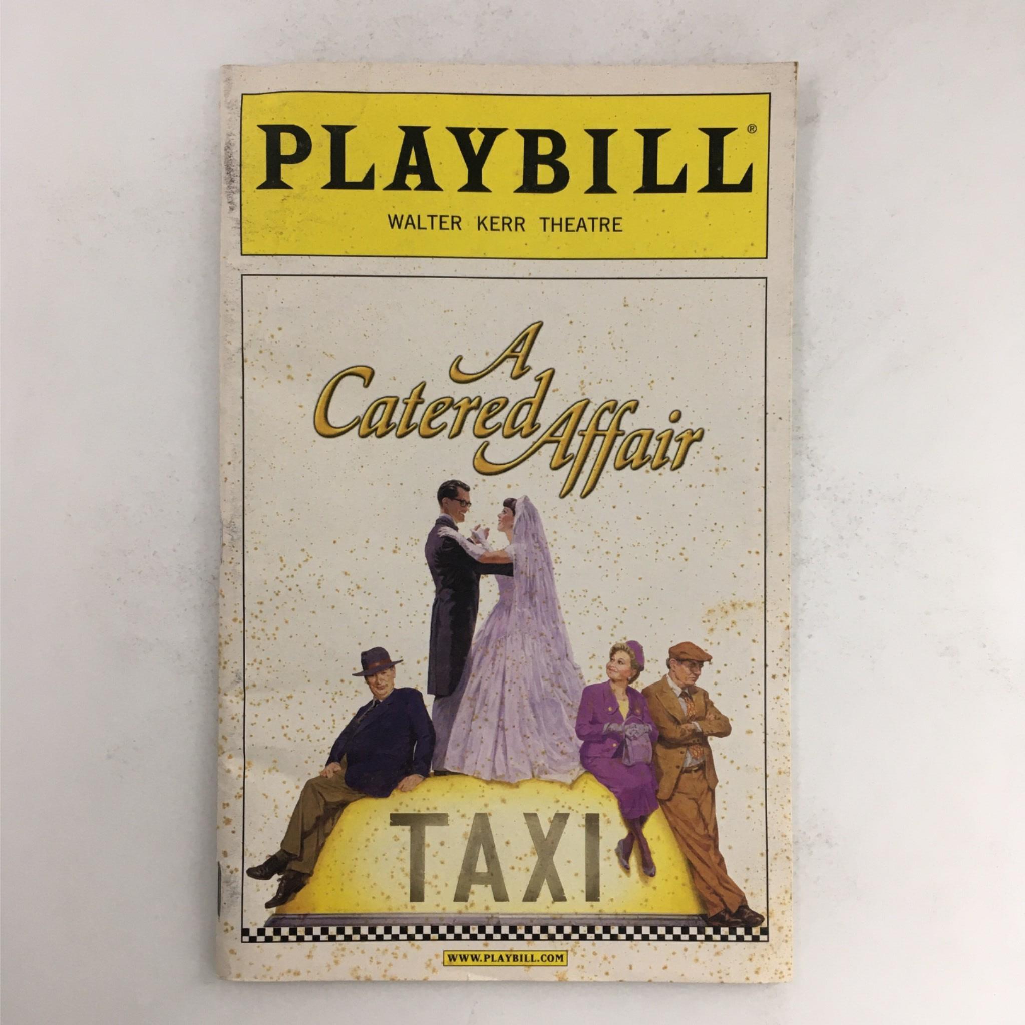 2008 Playbill A Catered Affair by John Doyle, Harvey Fiersten at Walter Kerr