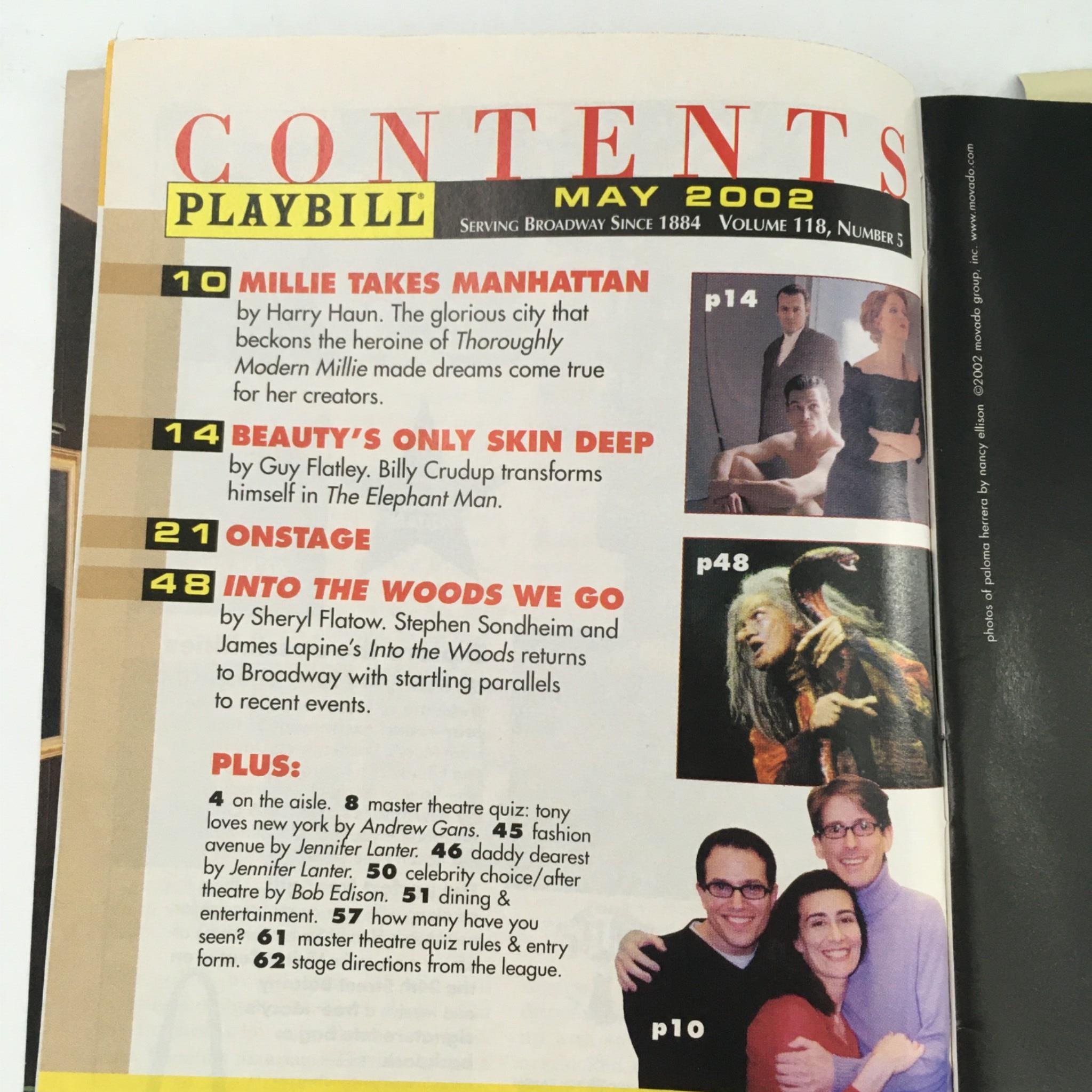 2002 Playbill Ricky Jay On The Stem by David Mamet, Peter Davis