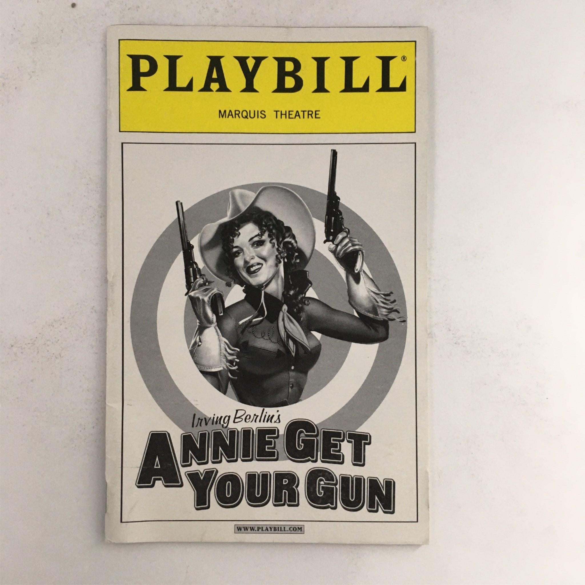 2000 Playbill Annie Get Your Gun by Irving Berlin, Graciela Daniele at Marquis