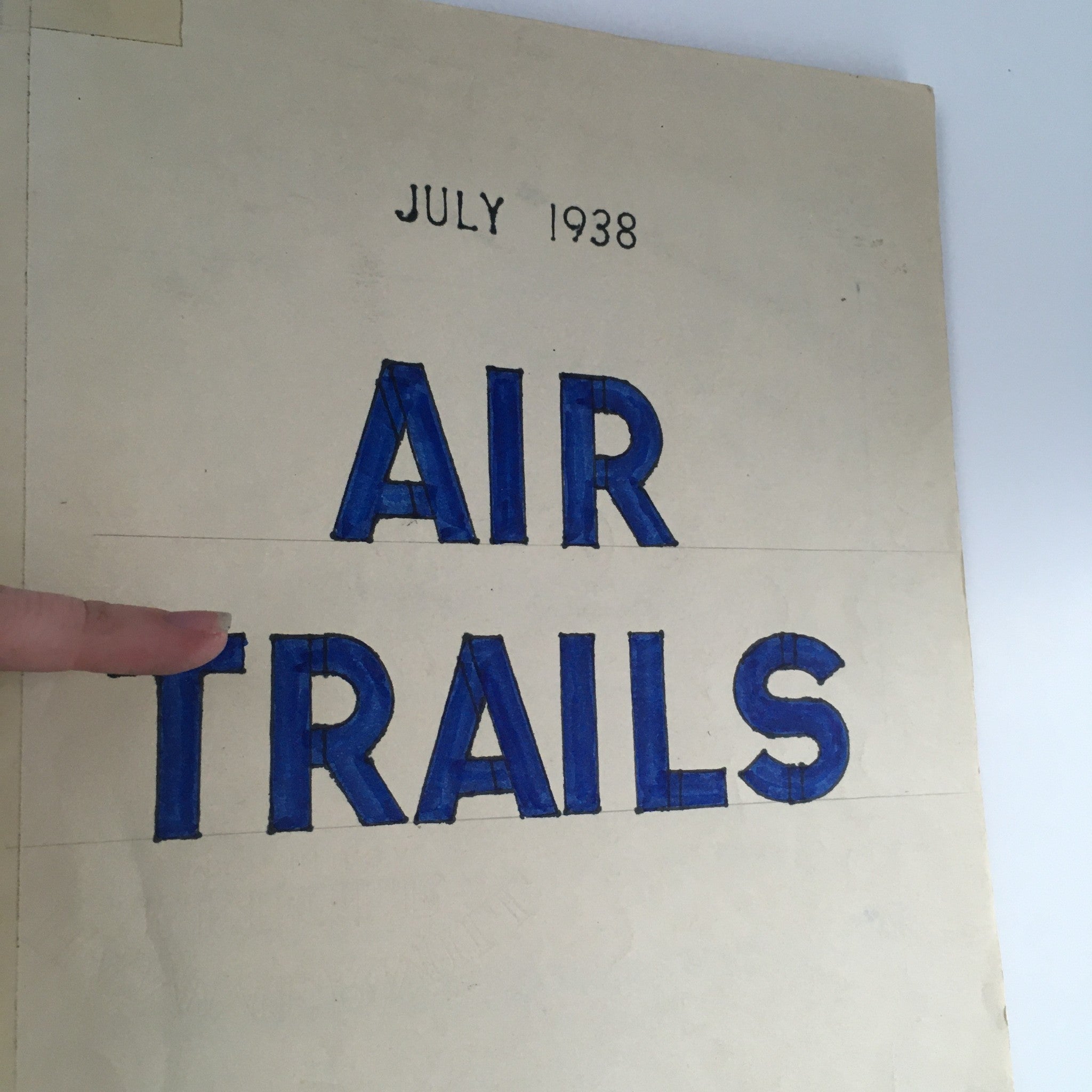 Air Trails Magazine July 1938 Vol 10 4 The Baby Albatross & Elementary Avigation