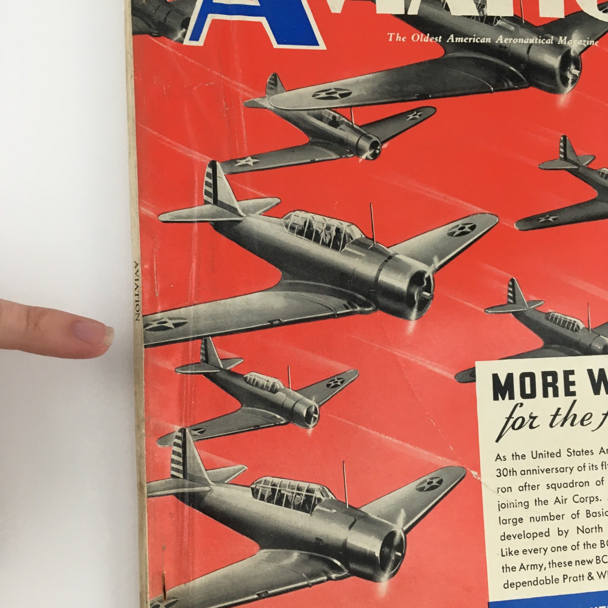 Aviation Magazine August 1939 Vol 38 #8 The Wright Brothers as Researchers