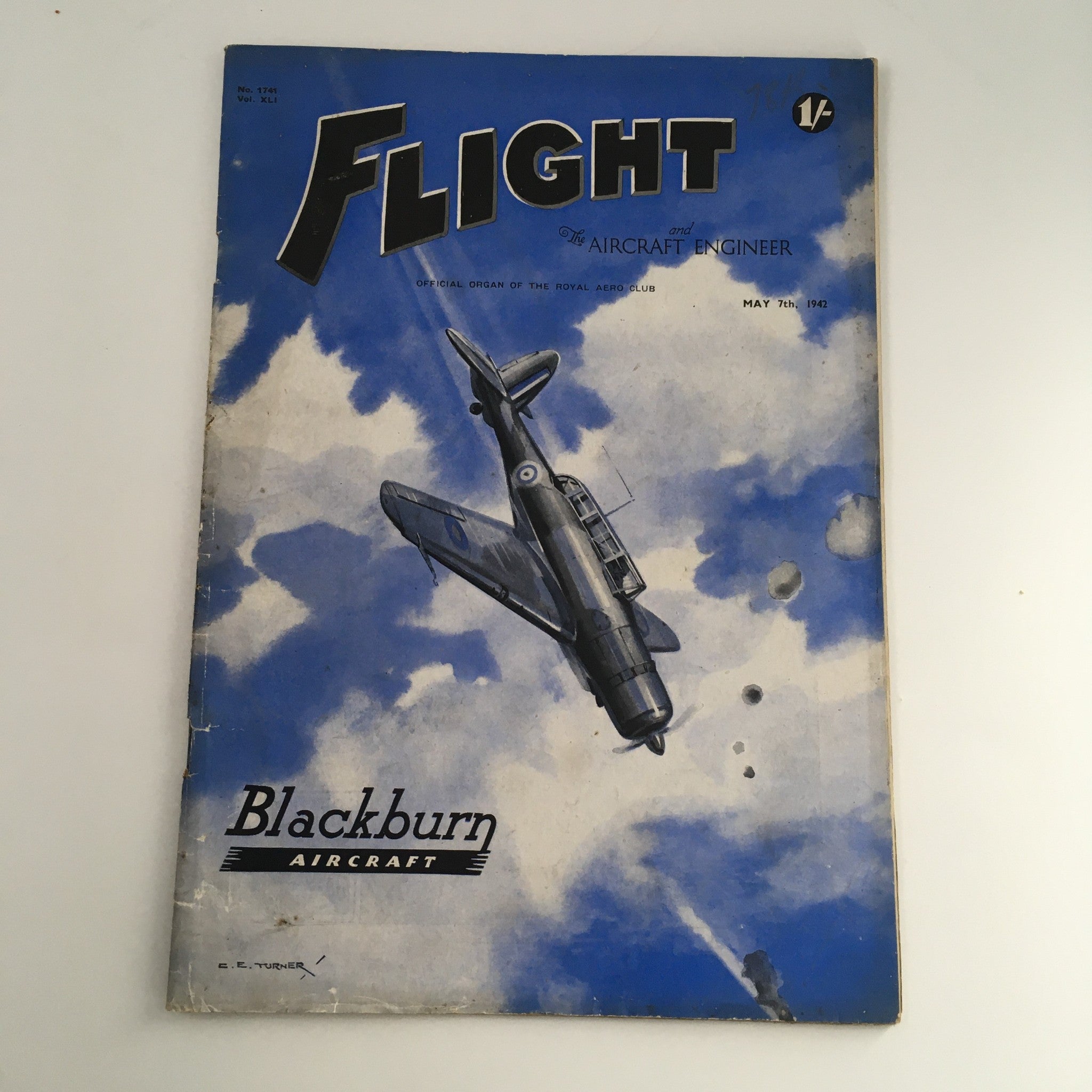 Flight & The Aircraft Engineer Magazine May 7 1942 Blackburn Aircraft No Label