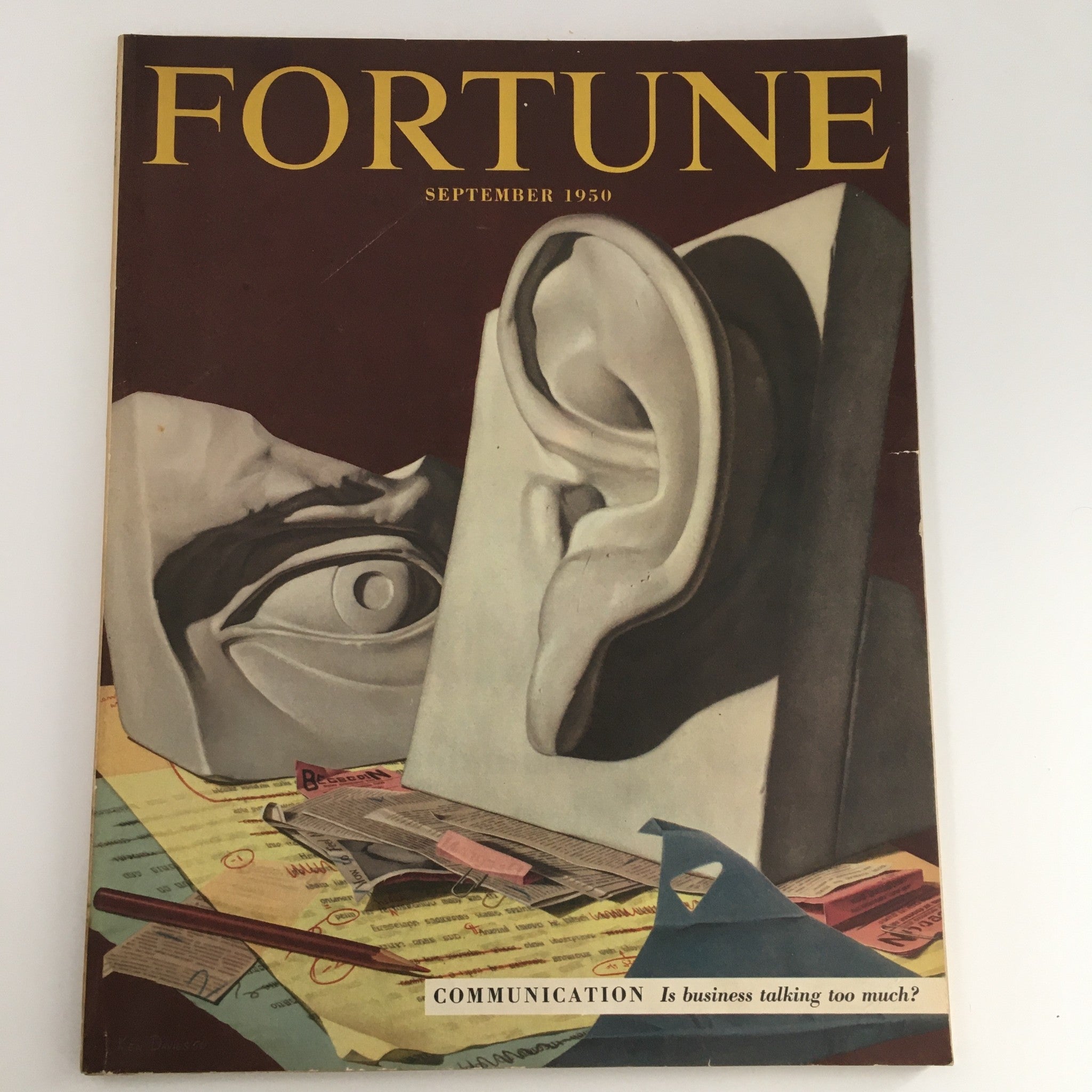 VTG Fortune Magazine September 1950 Communication, Soviet Economy Complete Issue