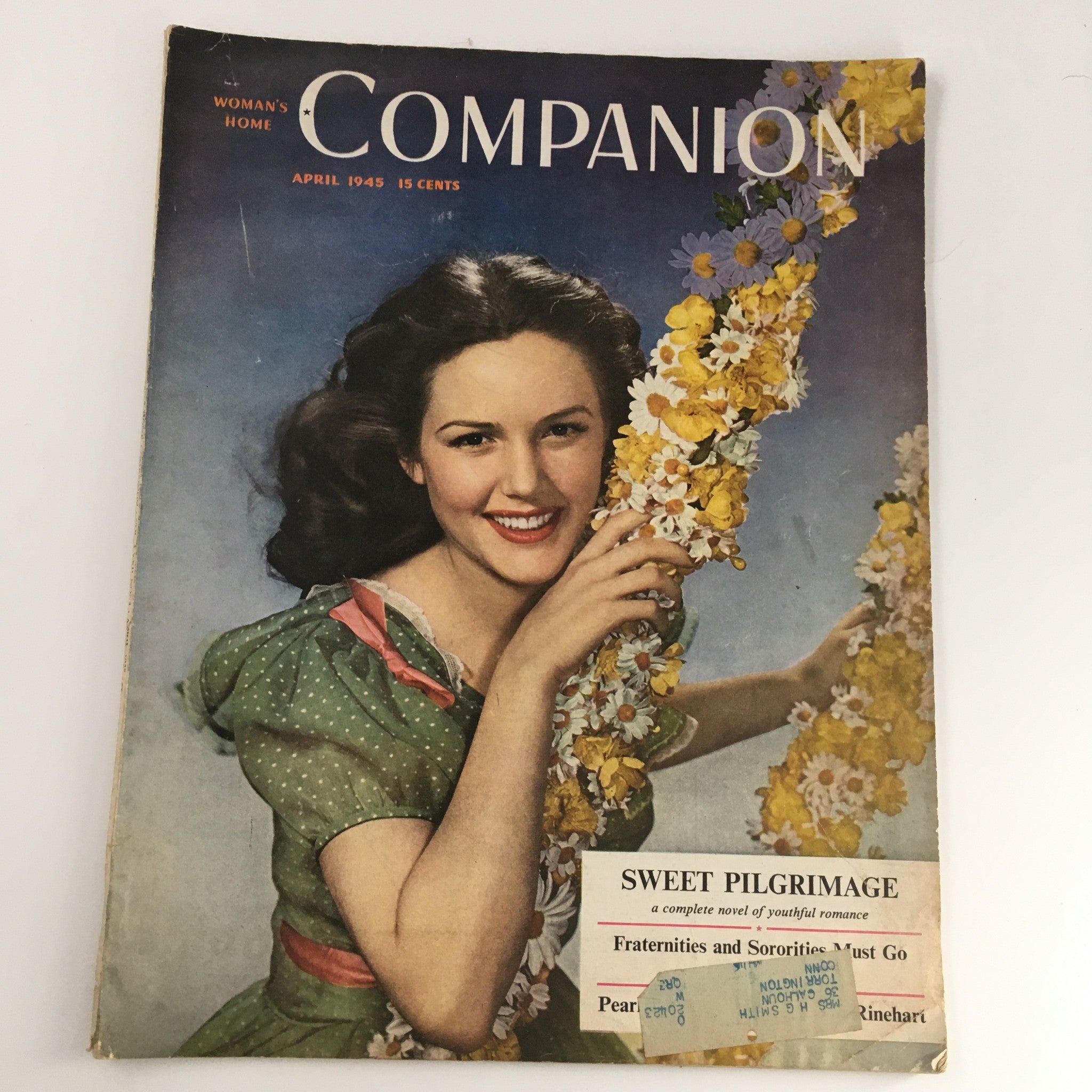 Woman's Home Companion Magazine April 1945 Sweet Pilgrimage Novel for Youth