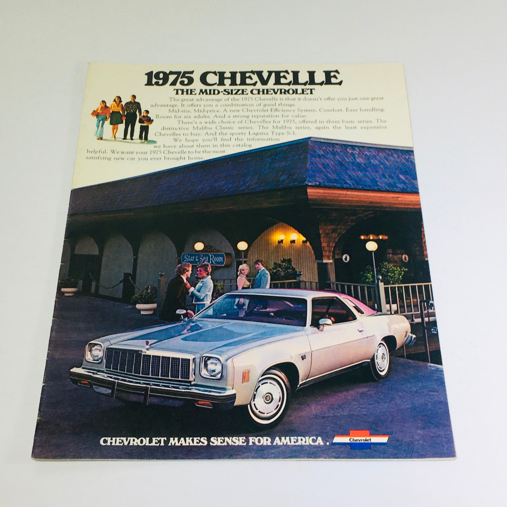 1975 Chevrolet Chevelle-Malibu Sedan Dealership Car Auto Brochure Catalog