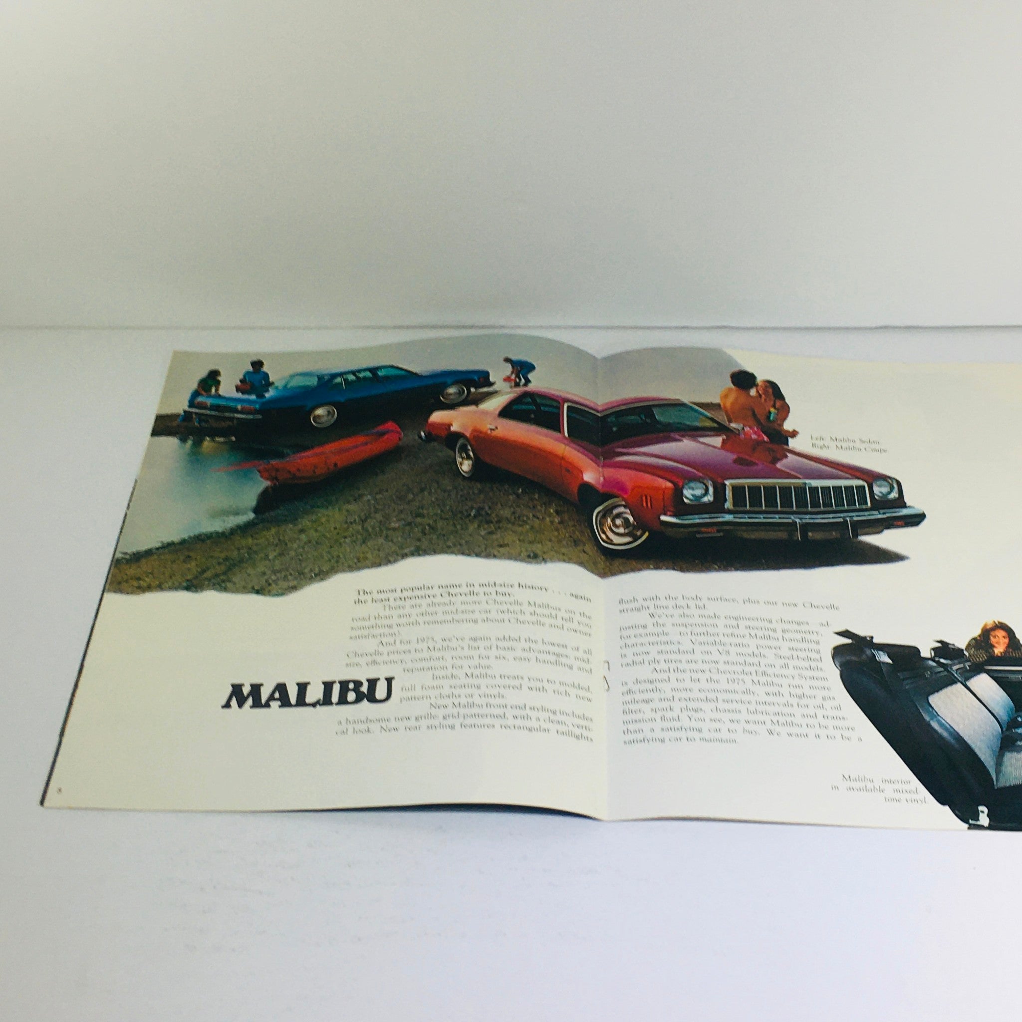 1975 Chevrolet Chevelle-Malibu Sedan Dealership Car Auto Brochure Catalog