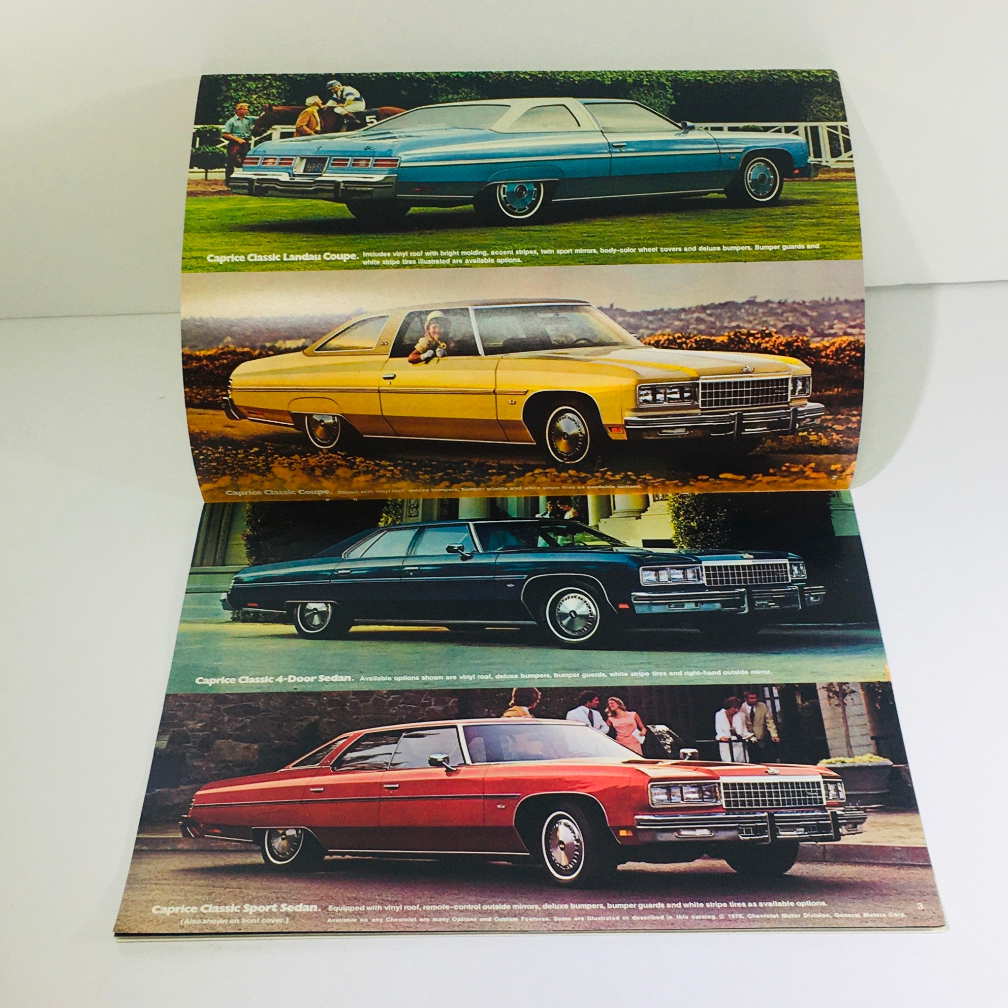 1976 Chevrolet Caprice Classic-Impala Dealership Car Auto Brochure Catalog