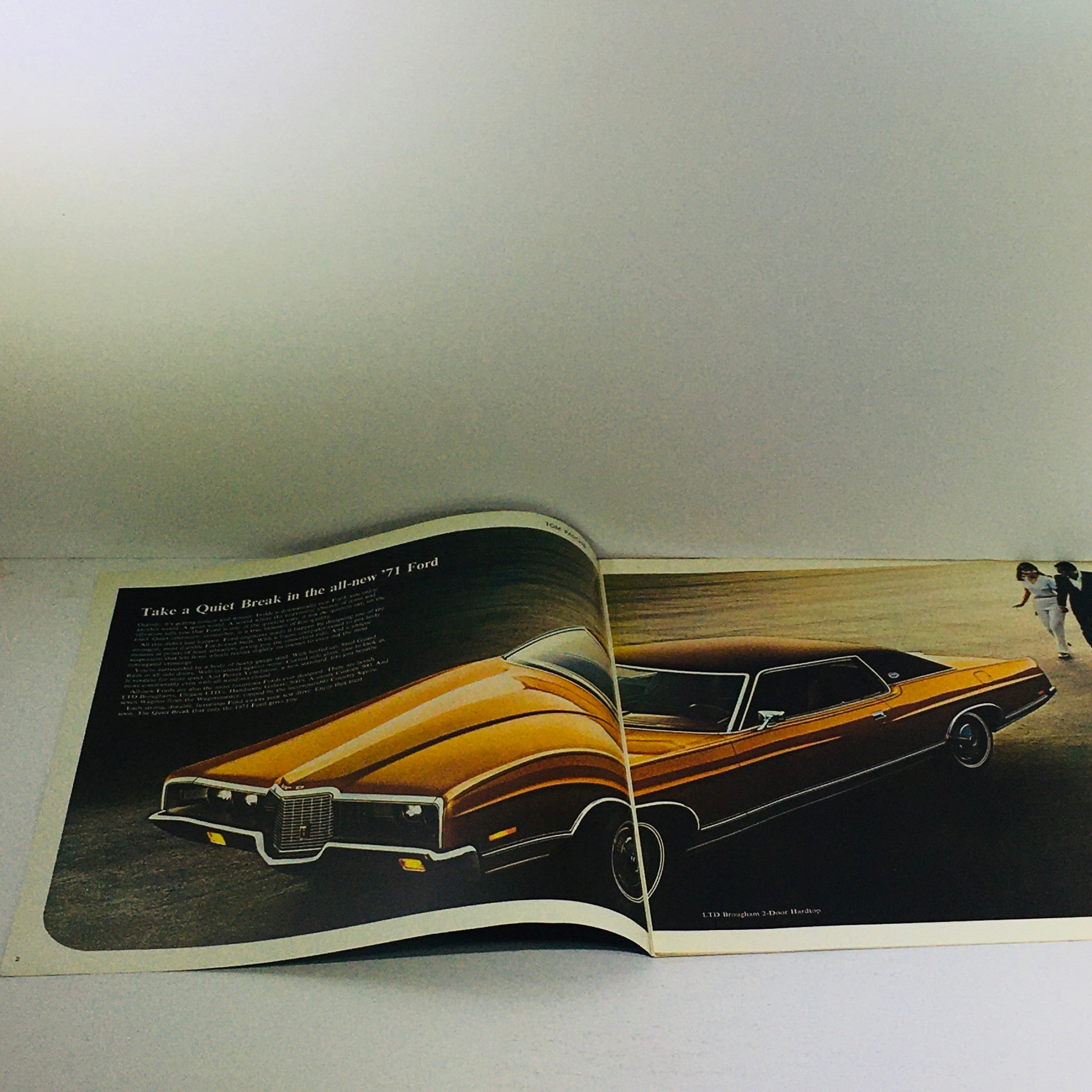 1971 Ford LTD Brougham 2-Door Hardtops Dealership Car Auto Brochure Catalog