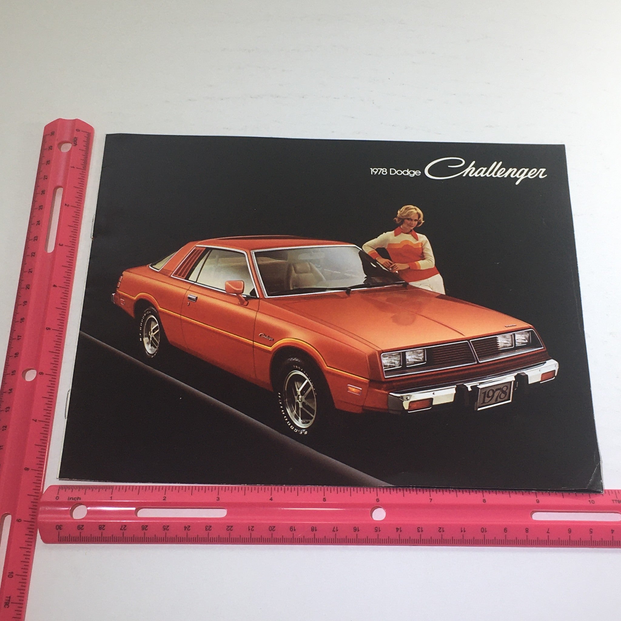 1978 Dodge Challenger Paint Color Chooser Dealership Car Auto Brochure Catalog