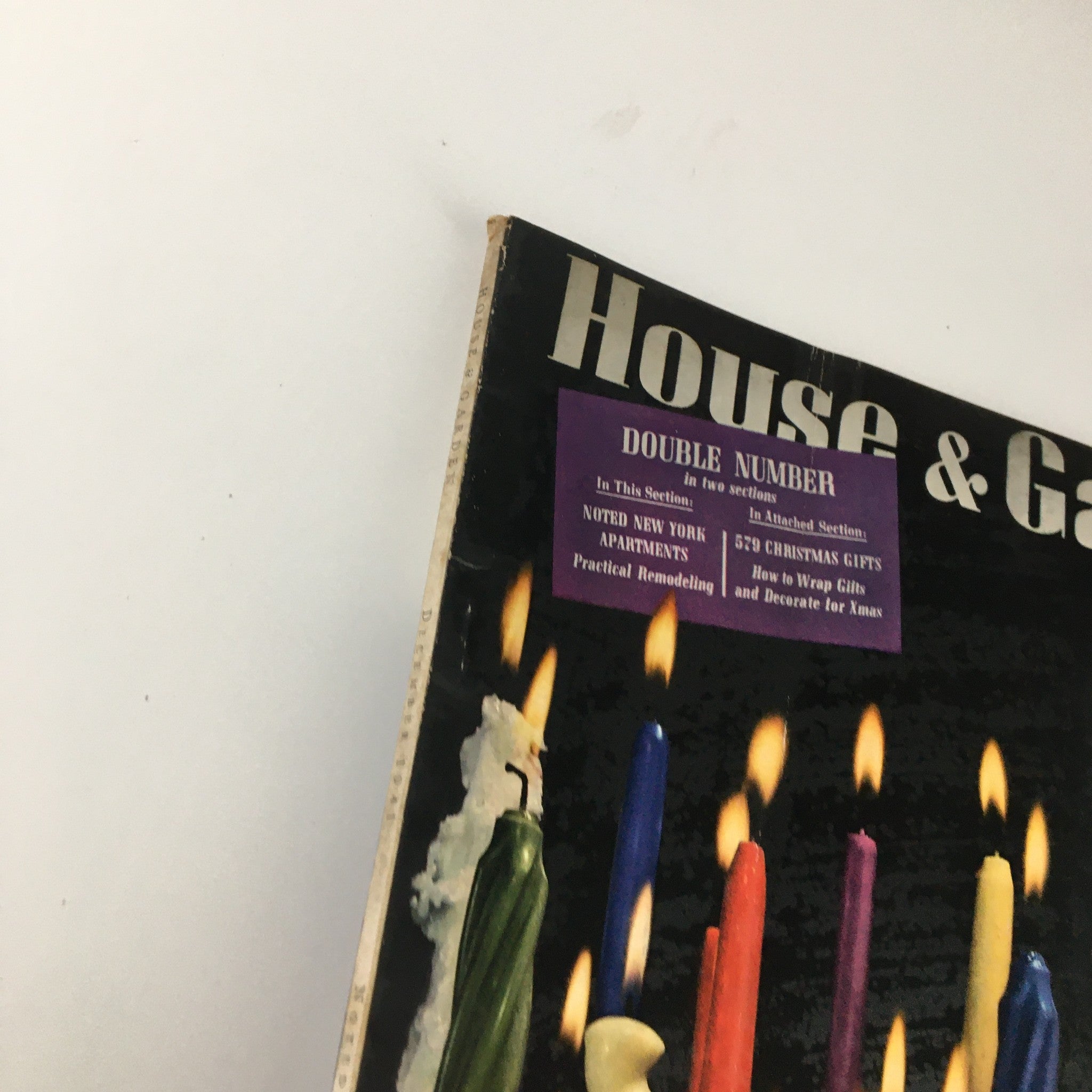 VTG House & Garden Magazine December 1941 Noted New York Apartments No Label