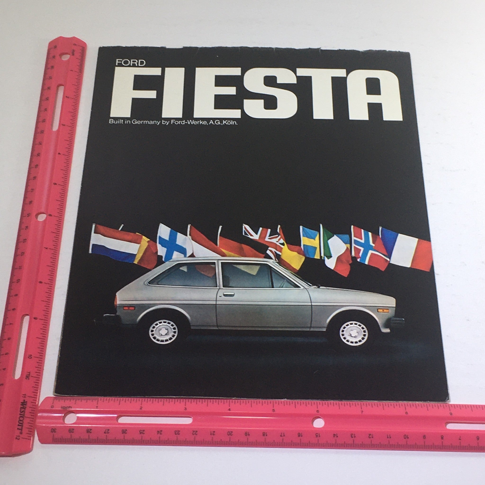 1976 Ford Fiesta 3-Door Hatchback Dealership Car Auto Brochure Catalog