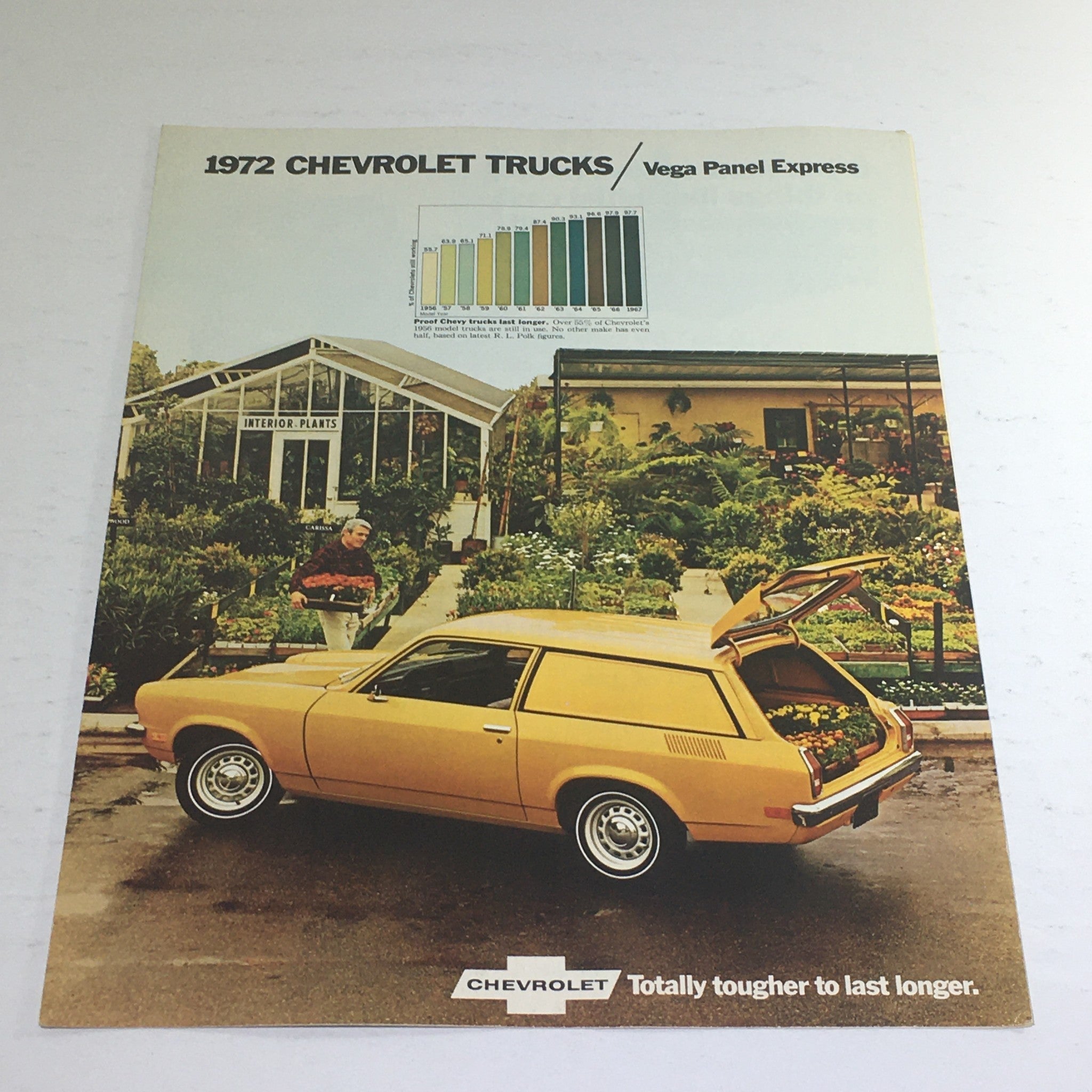 1972 Chevrolet Trucks Vega Panel Express Dealership Car Auto Brochure Catalog