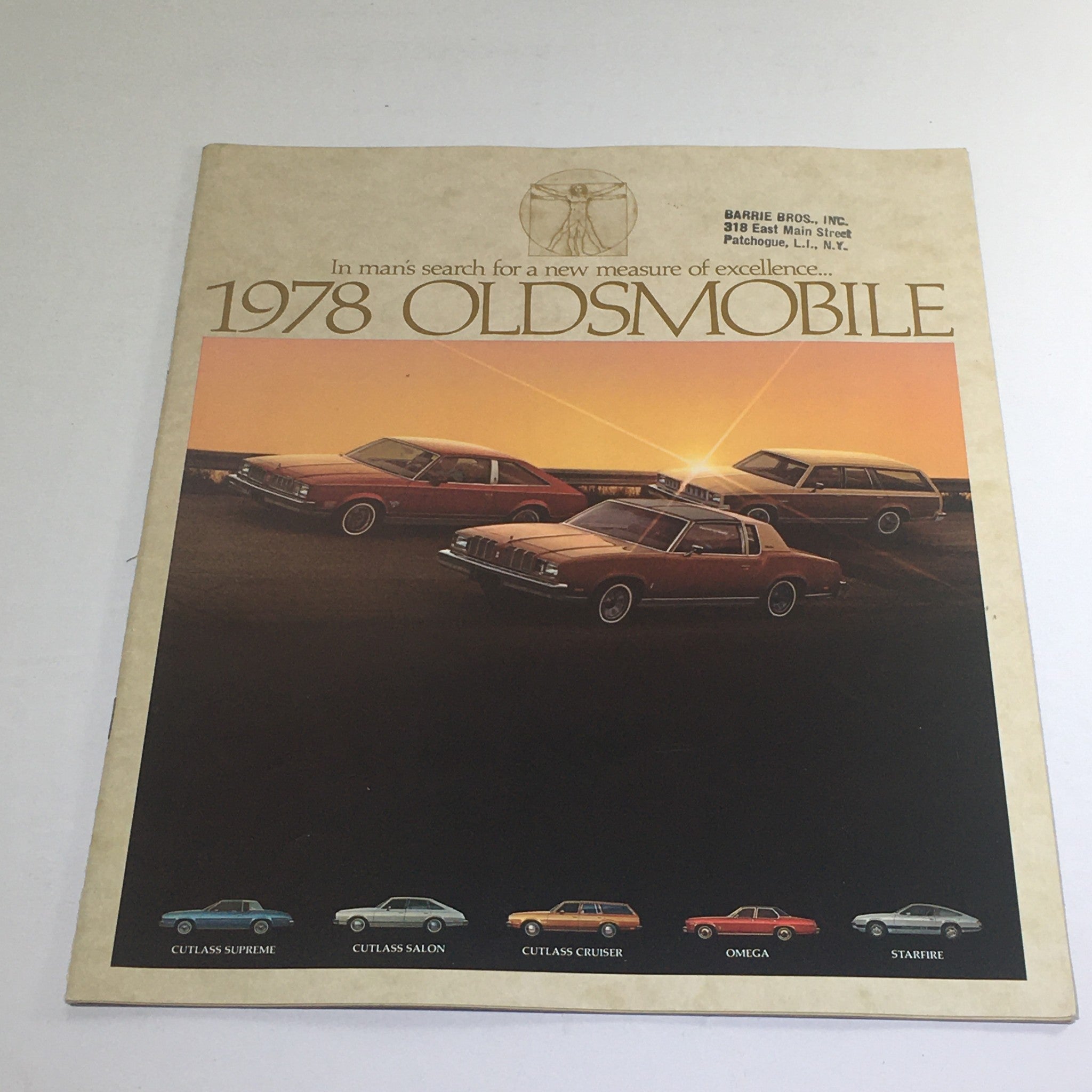 1978 Oldsmobile Cutlass Supreme/Salon/Omega Dealership Car Auto Brochure Catalog