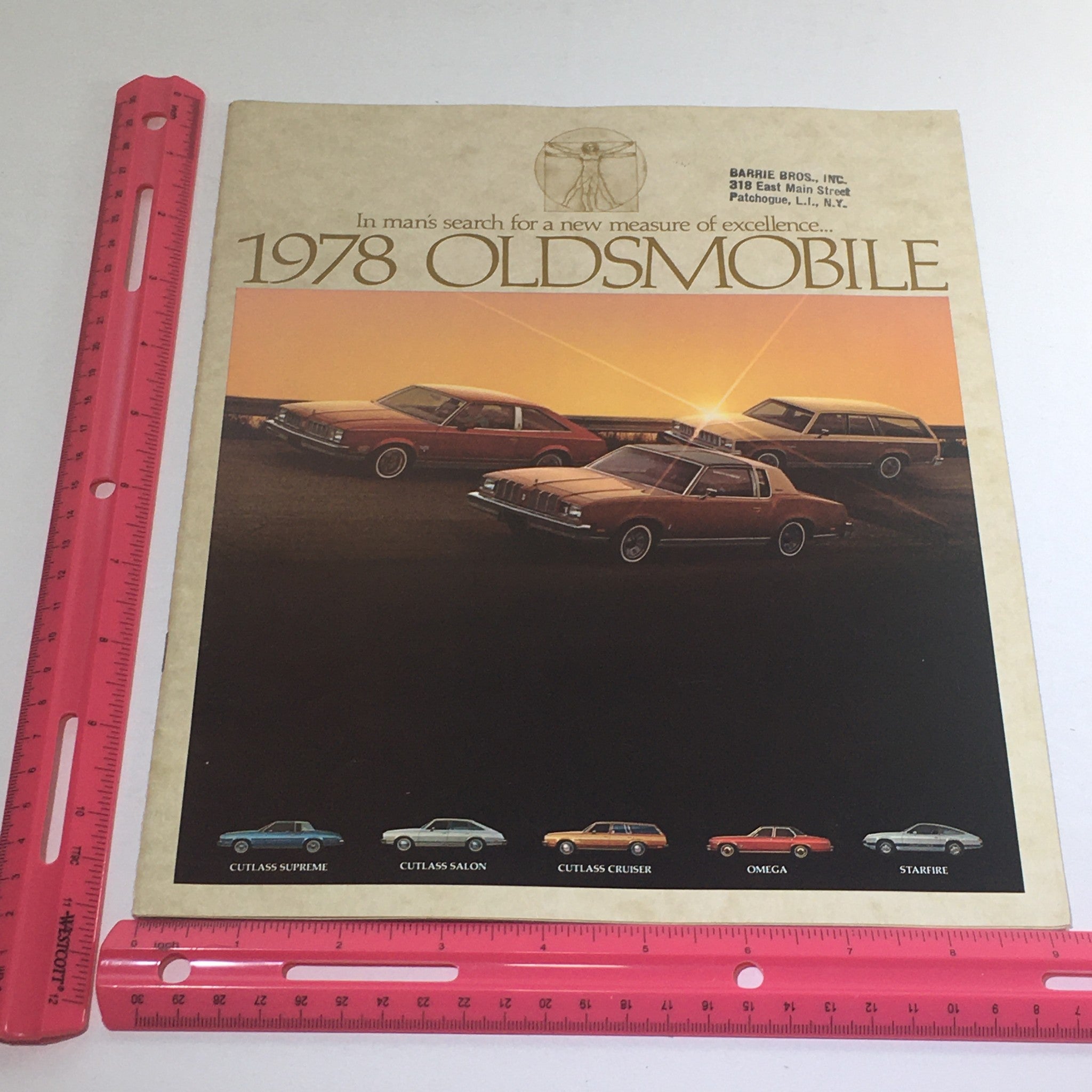 1978 Oldsmobile Cutlass Supreme/Salon/Omega Dealership Car Auto Brochure Catalog