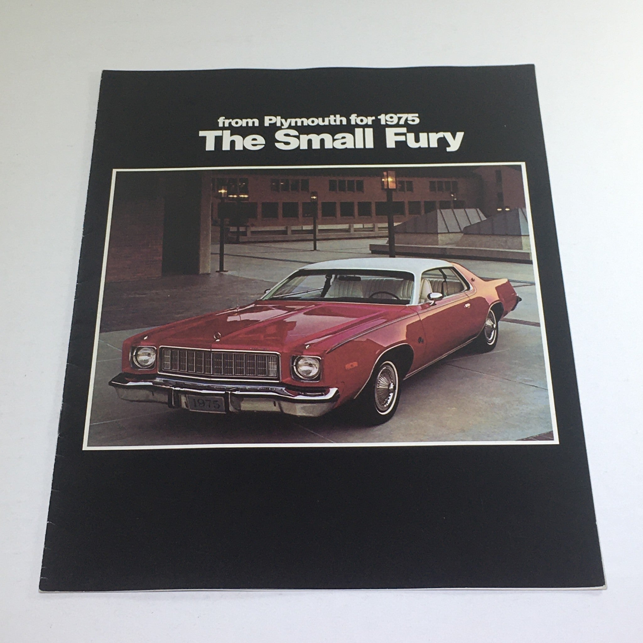 1975 Plymouth Small Fury Custom Sedan Dealership Car Auto Brochure Catalog