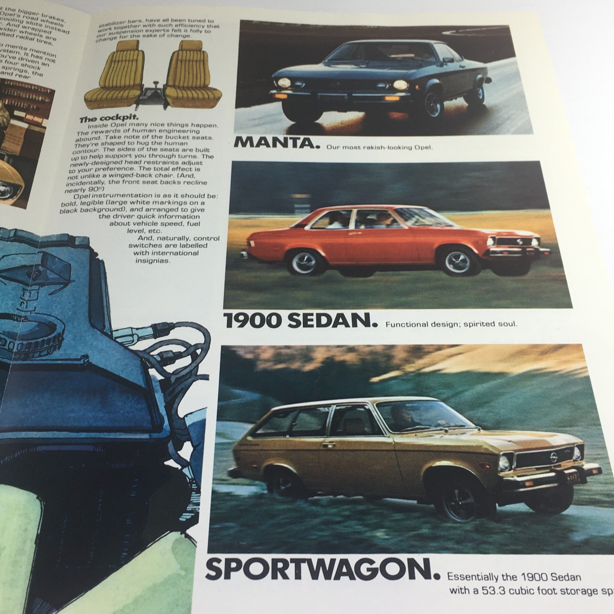 1975 Buick Fuel-Injected Opels Sedan Dealership Car Auto Brochure Catalog