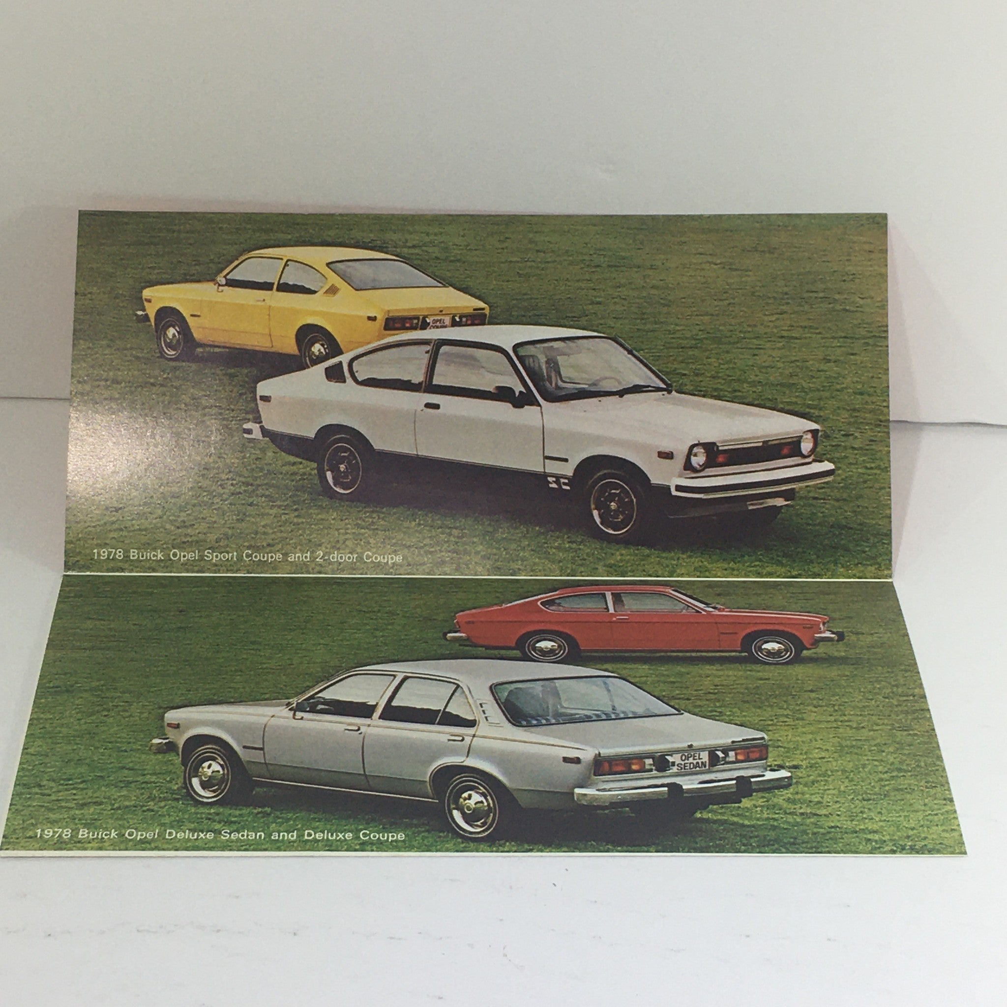 1978 Buick Opel Sport Coupe Deluxe Sedan Dealership Car Auto Brochure Catalog